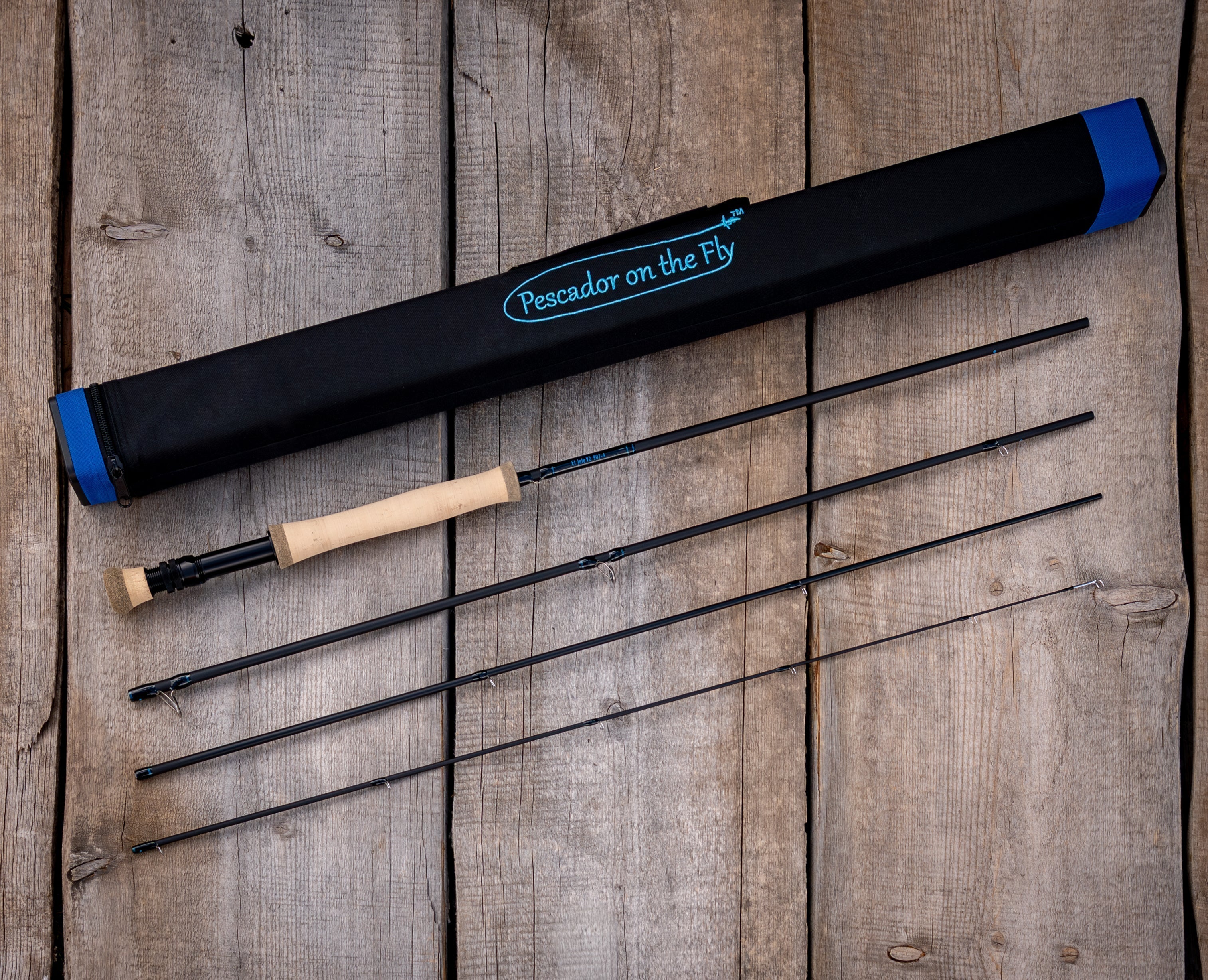 El Jefe v2 saltwater fly rod, an 8 weight for flats fishing