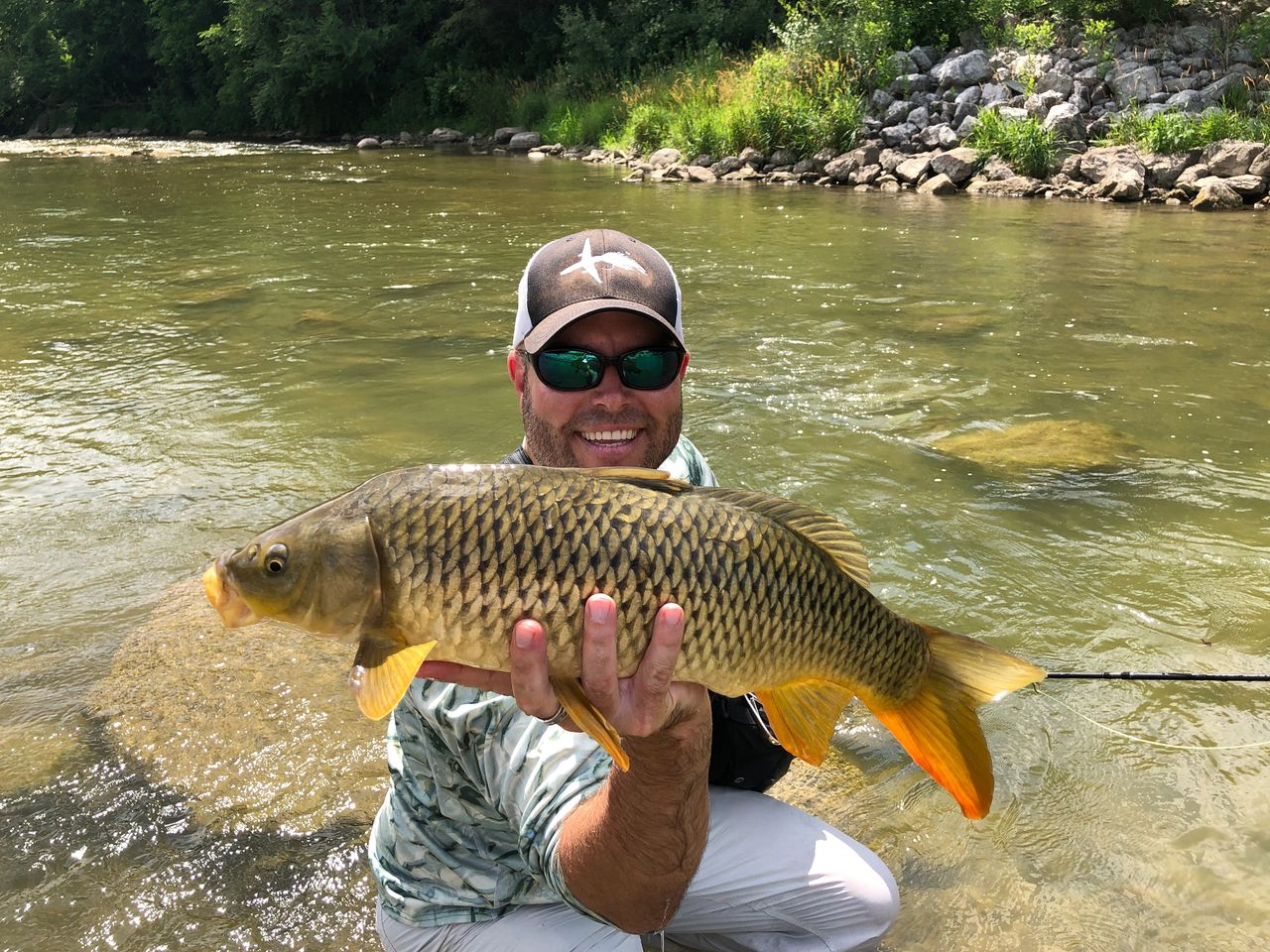 Raccoon River Carp on the Fly