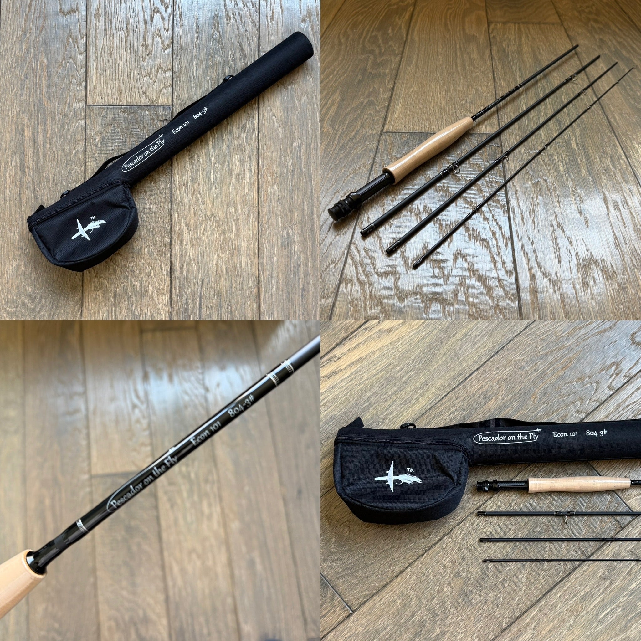 Econ 101 8’ 3 Weight Four Section Fly Rod & Reel Combo