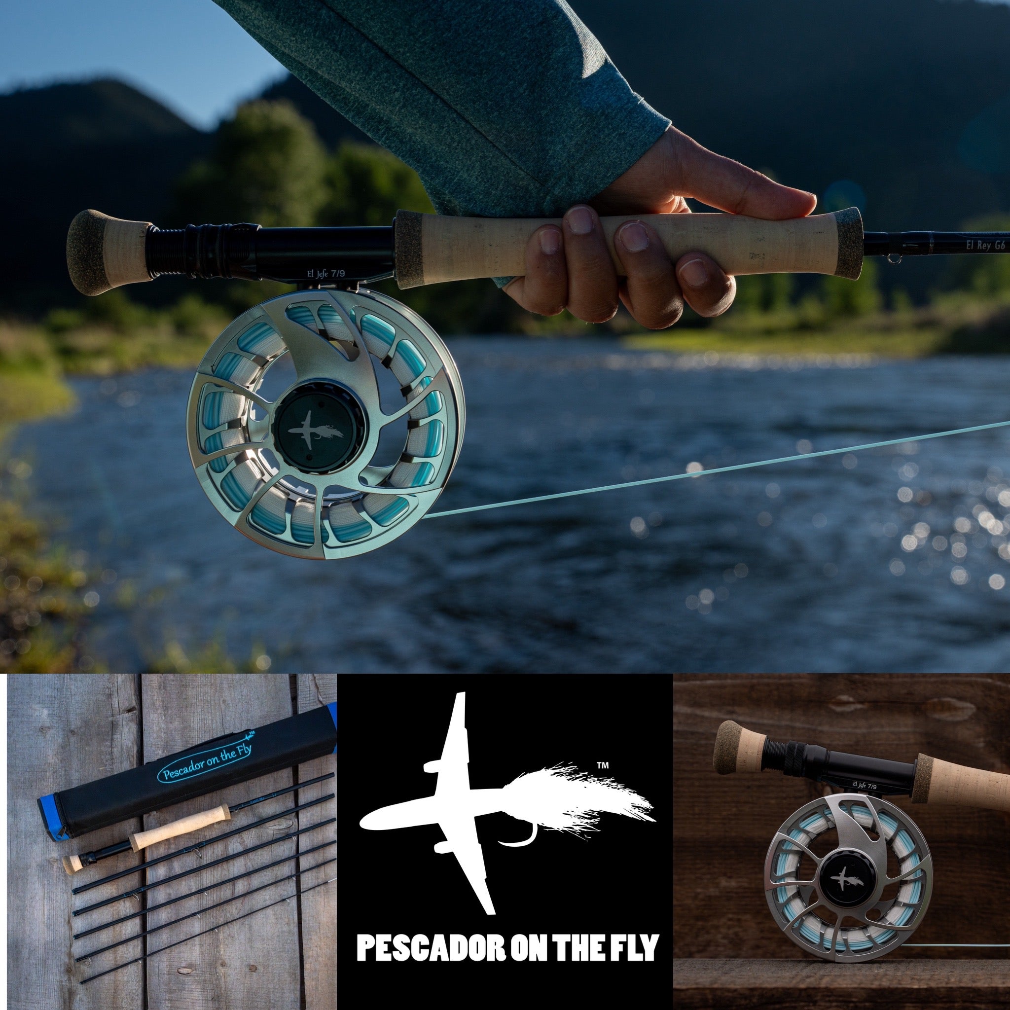 El Jefe v2 9’ 7 Weight Four Section Fly Rod & Reel Combo