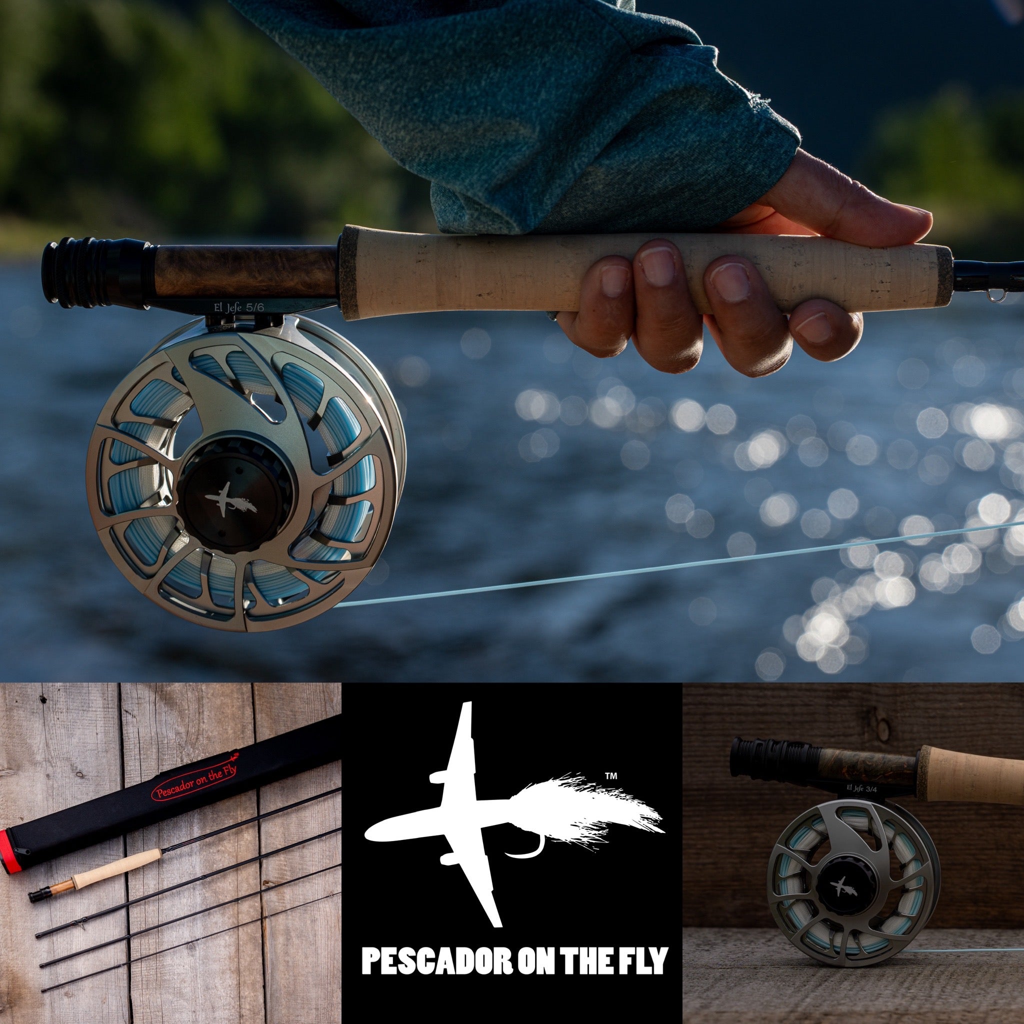 El Jefe v2 9’ 5 Weight Four Section Fly Rod & Reel Combo