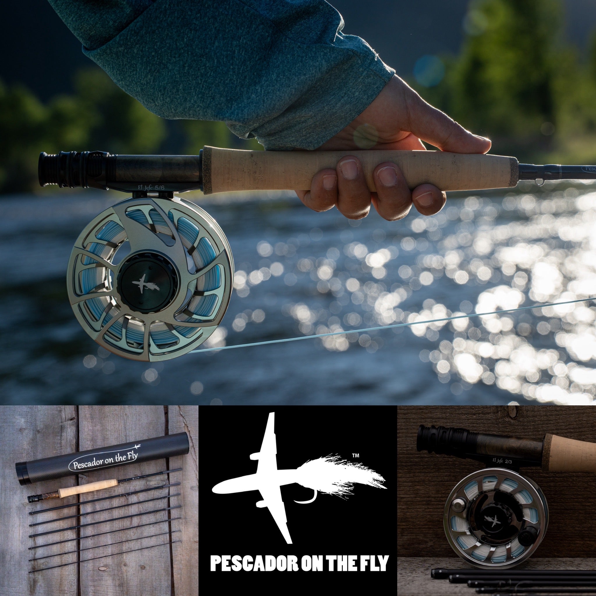 El Rey G6 9’ 5 Weight Six Section Travel Fly Rod & Reel Combo