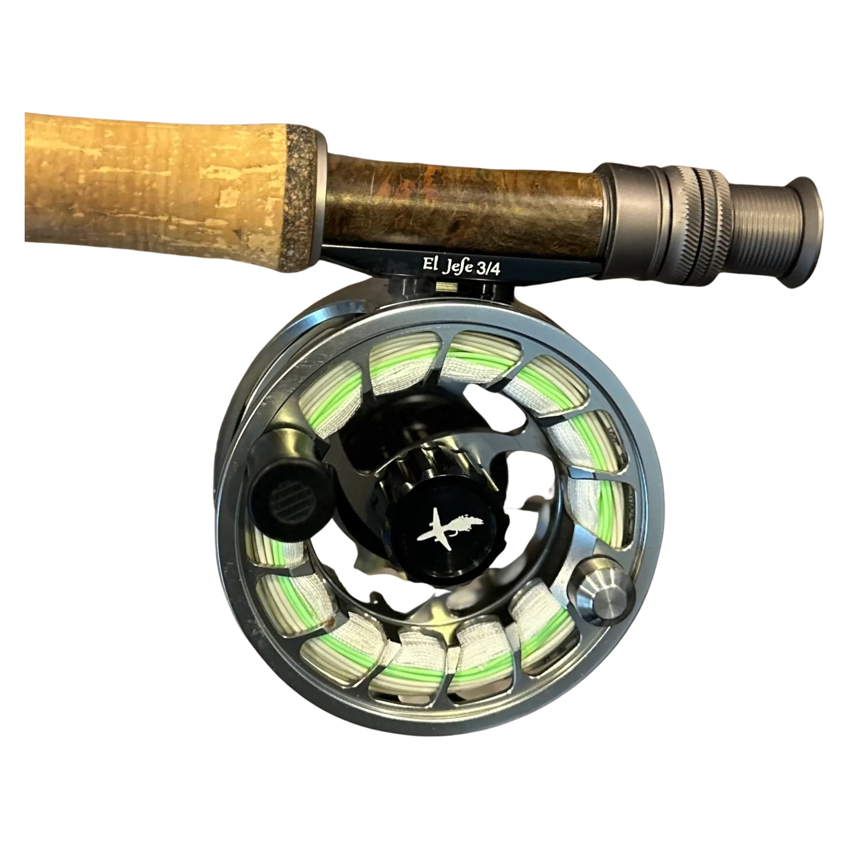 El Jefe Fly Fishing Combo Package | 906-4 | 9' Six Section 4 Weight Fly Rod And Reel Outfit