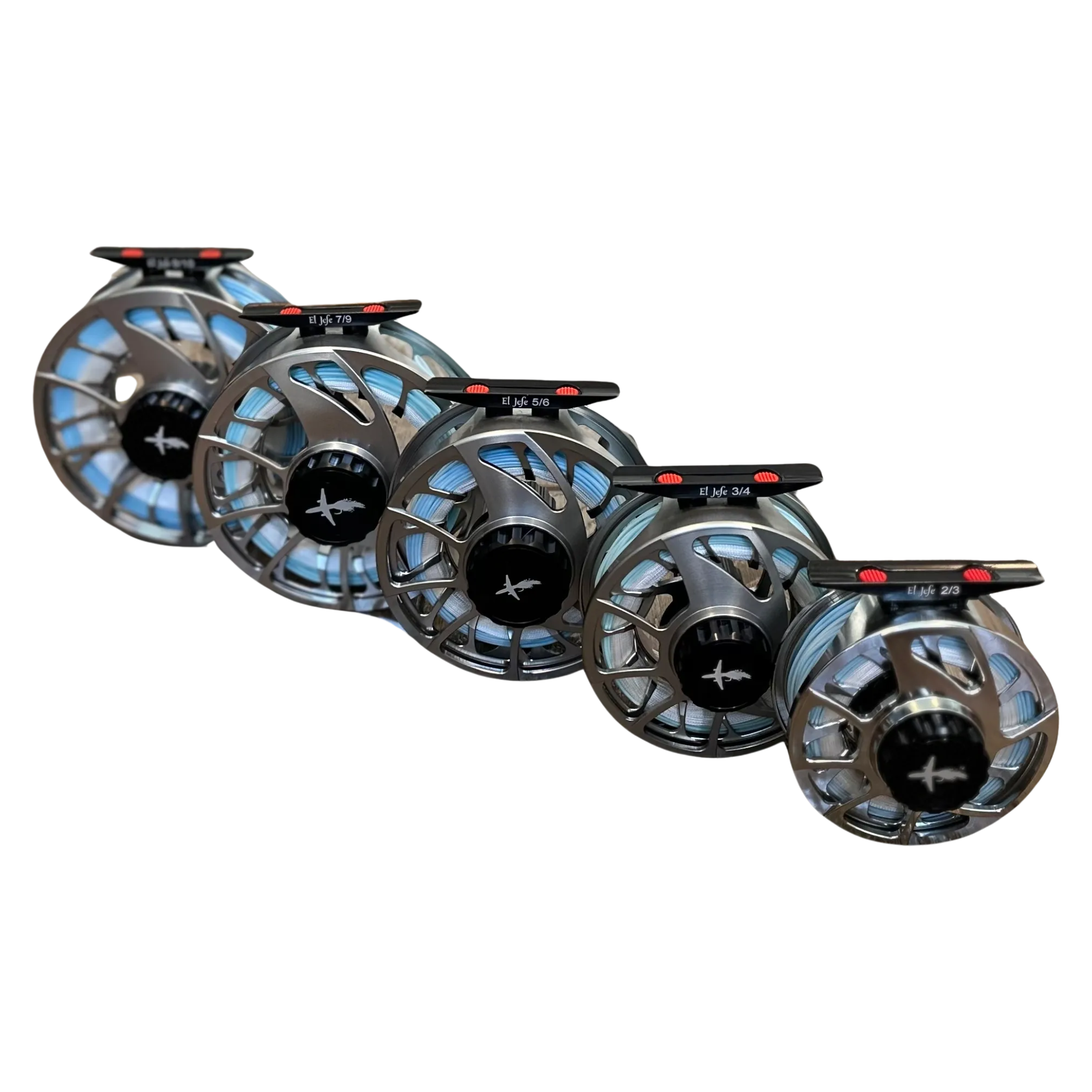 El Jefe Fly Fishing Reels | Pre-Spooled with Backing & Fly Line | 2–10 Weight | Fresh & Saltwater Ready