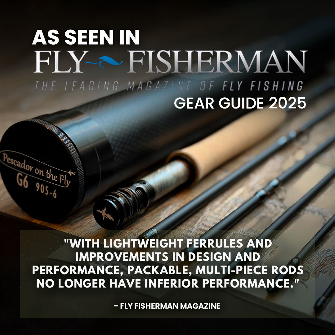 El Rey G6 9’ 5 Weight Six Section Travel Fly Rod & Reel Combo