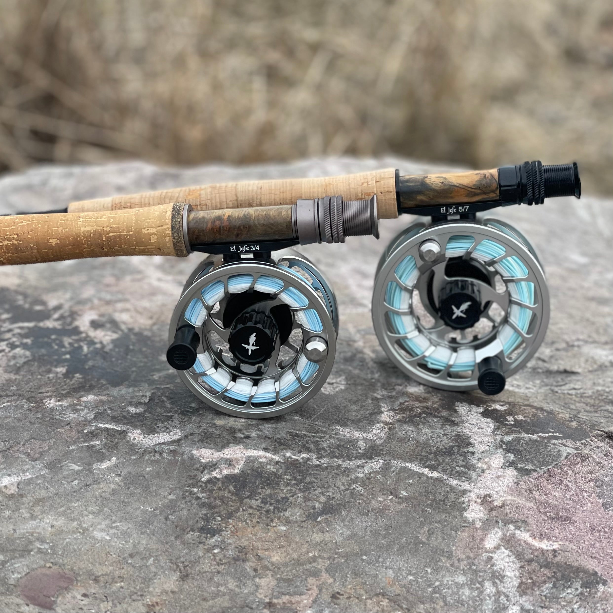 El Jefe Fly Fishing Reels | Pre-Spooled with Backing & Fly Line | 2–10 Weight | Fresh & Saltwater Ready