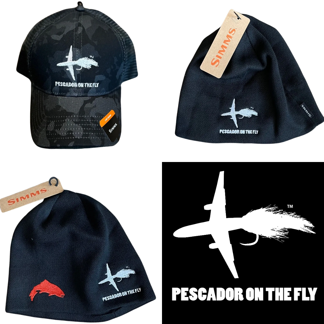 Simms Airplane Deceiver Trucker Hat or Everyday Beanie