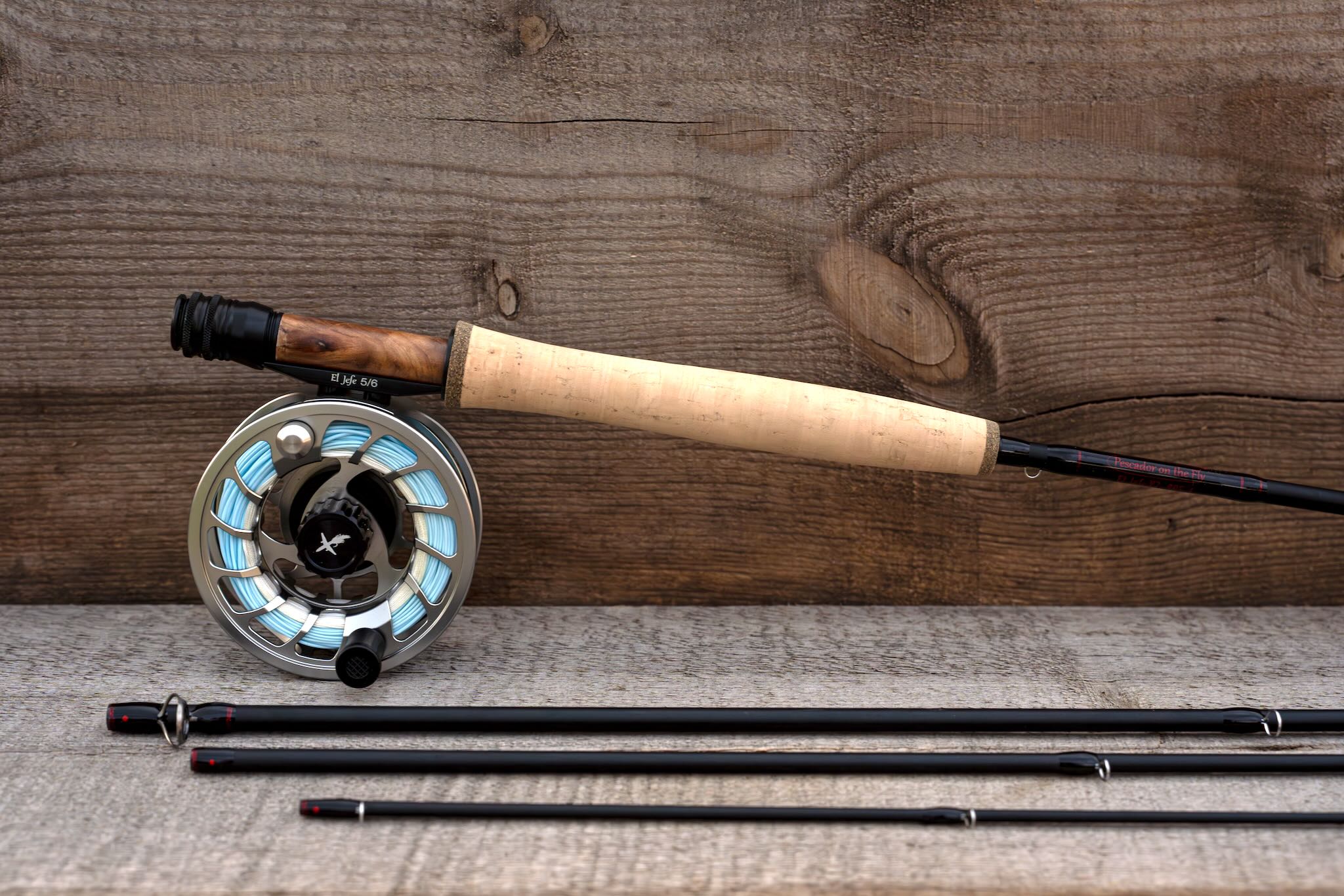 El Jefe v2 9’ 6 Weight Four Section Fly Rod & Reel Combo