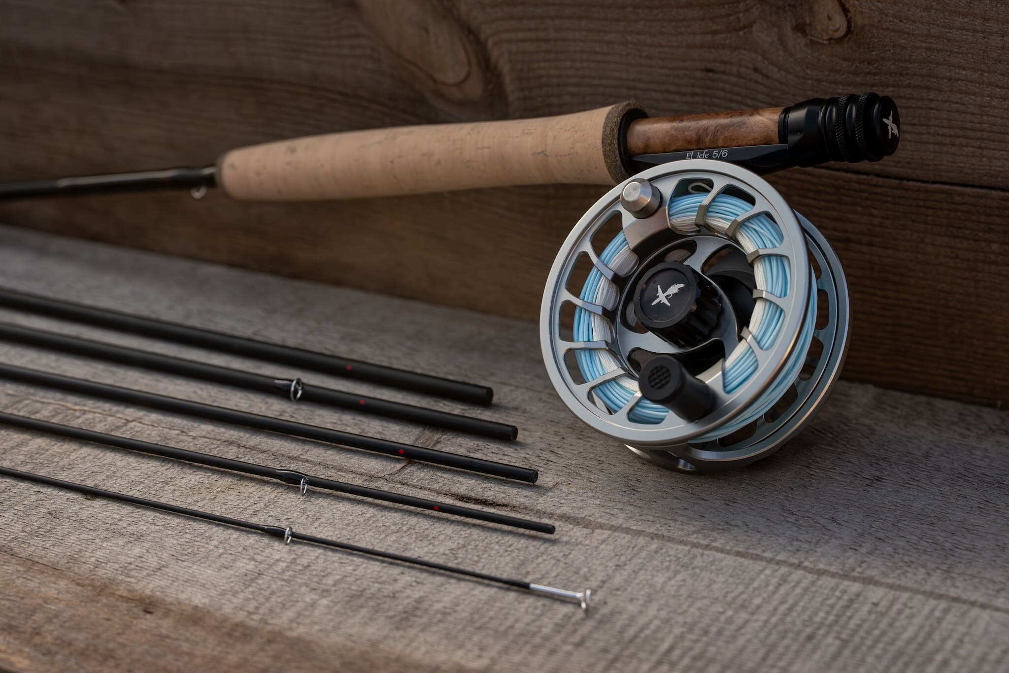 El Jefe v2 9’ 5 Weight Six Section Travel Fly Rod & Reel Combo
