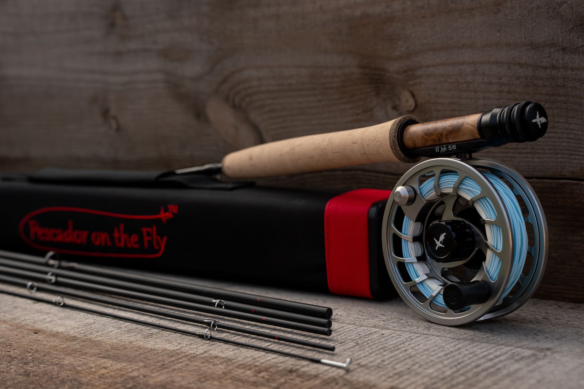 El Jefe v2 9’ 5 Weight Six Section Travel Fly Rod & Reel Combo