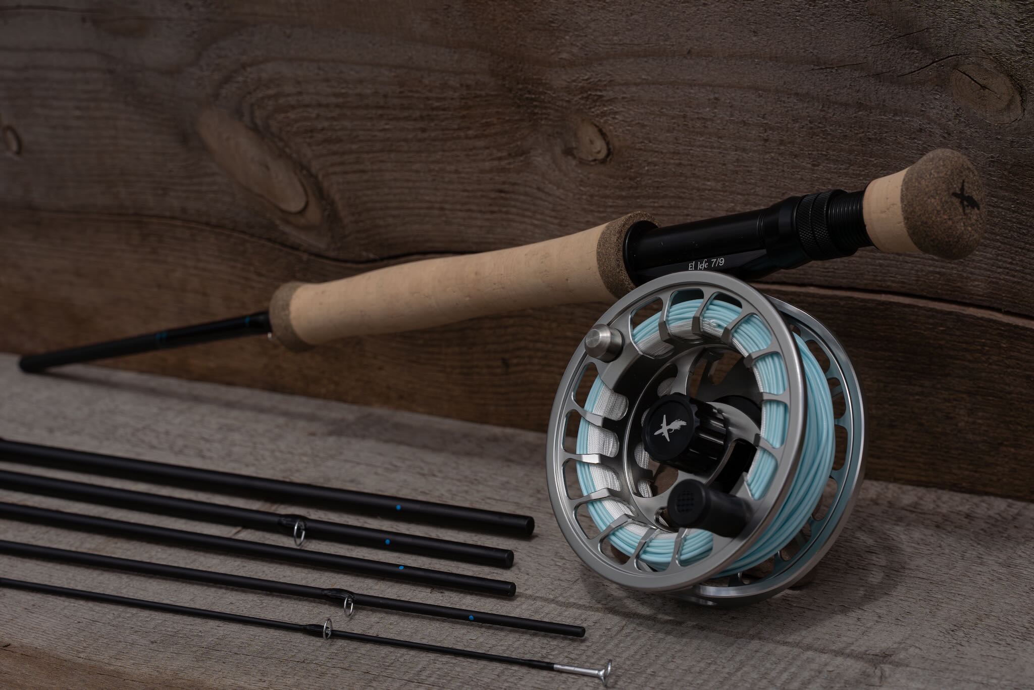 El Jefe v2 9’ 8 Weight Six Section Travel Fly Rod & Reel Combo