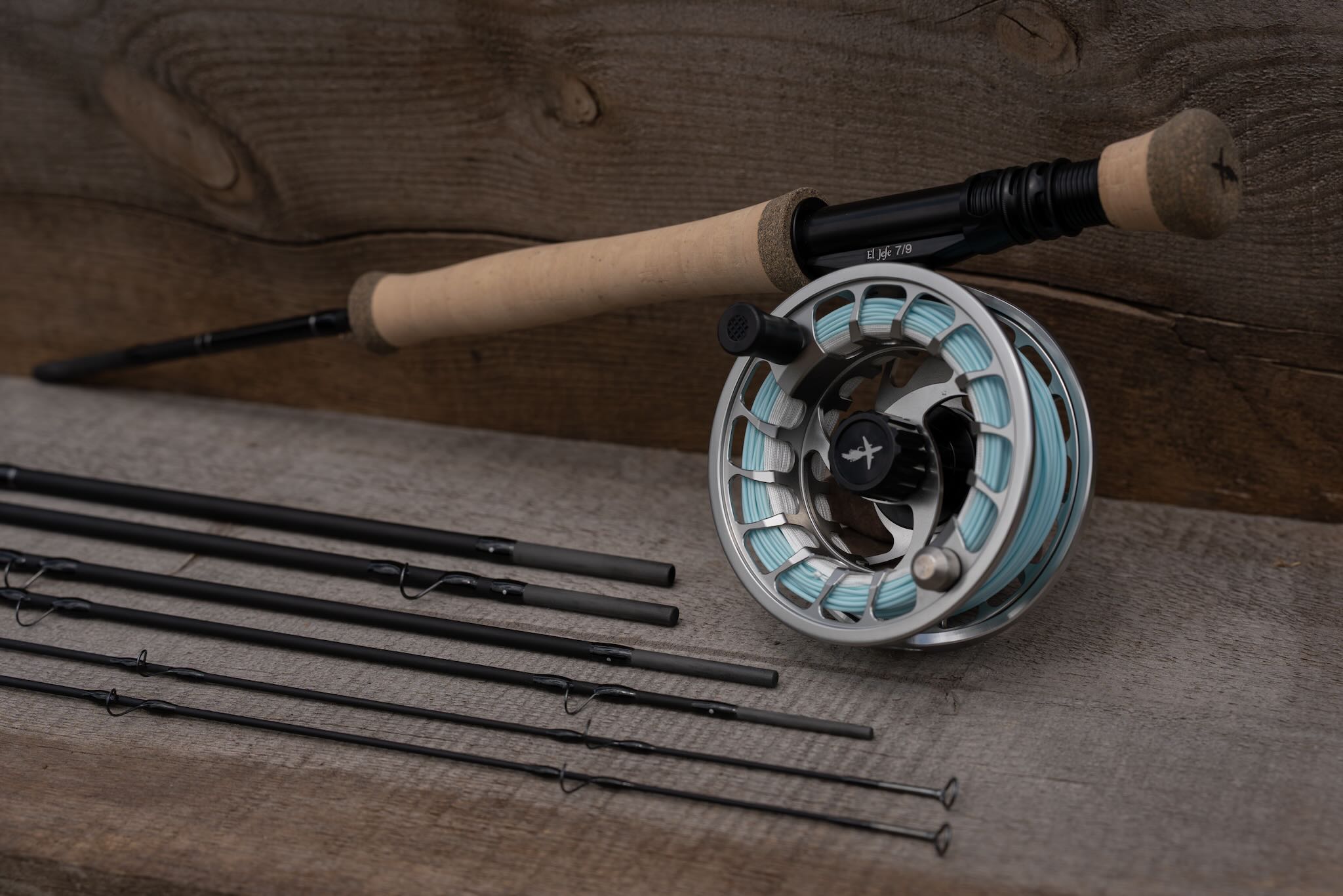 El Rey G6 9’ 7 Weight Six Section Travel Fly Rod & Reel Combo