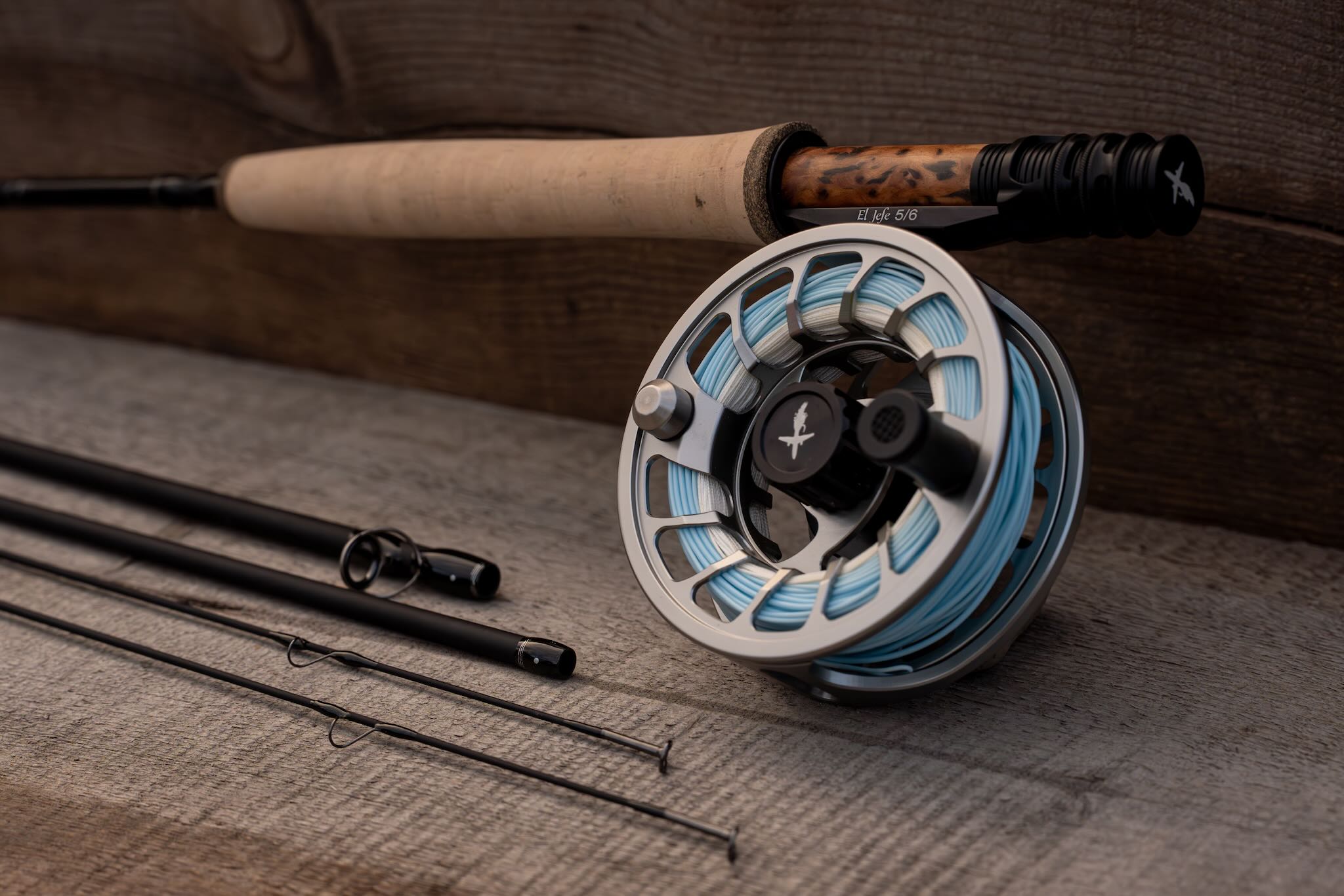El Rey G4 9’ 5 Weight Four Section Fly Rod & Reel Combo