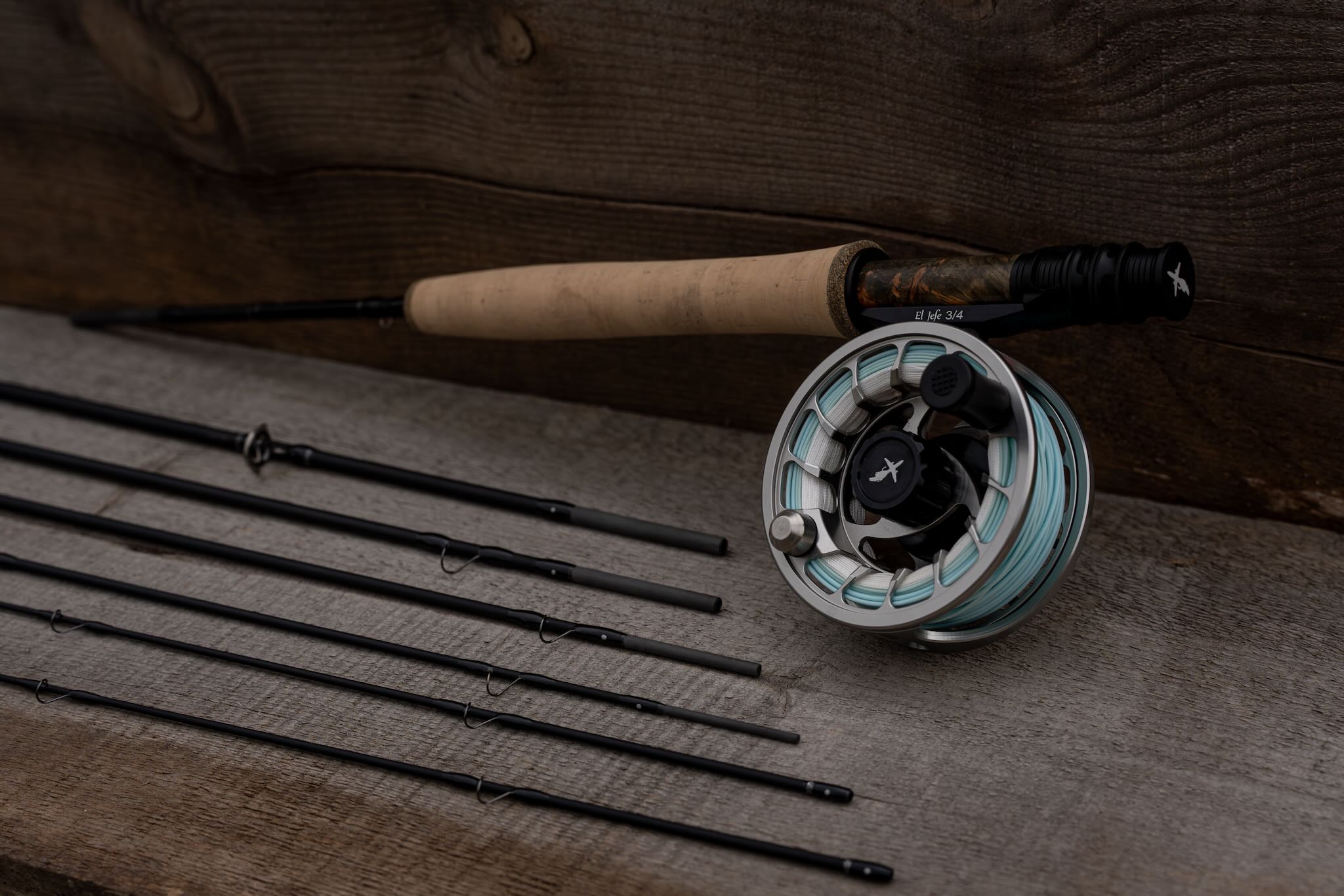 El Rey G6 8’6” 4 Weight Six Section Travel Fly Rod & Reel Combo