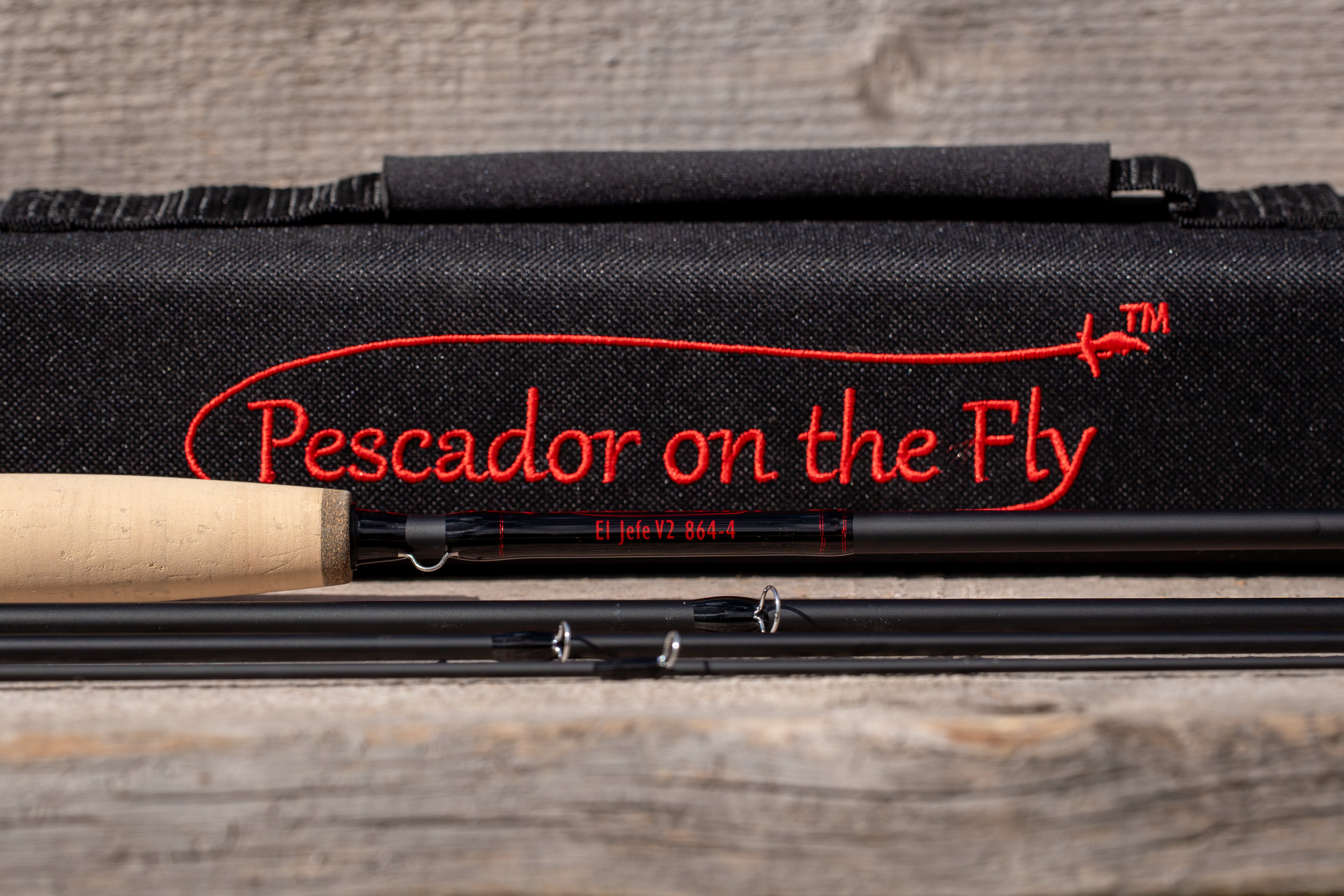 El Jefe v2 8’6” 4 Weight Four Section Fly Rod