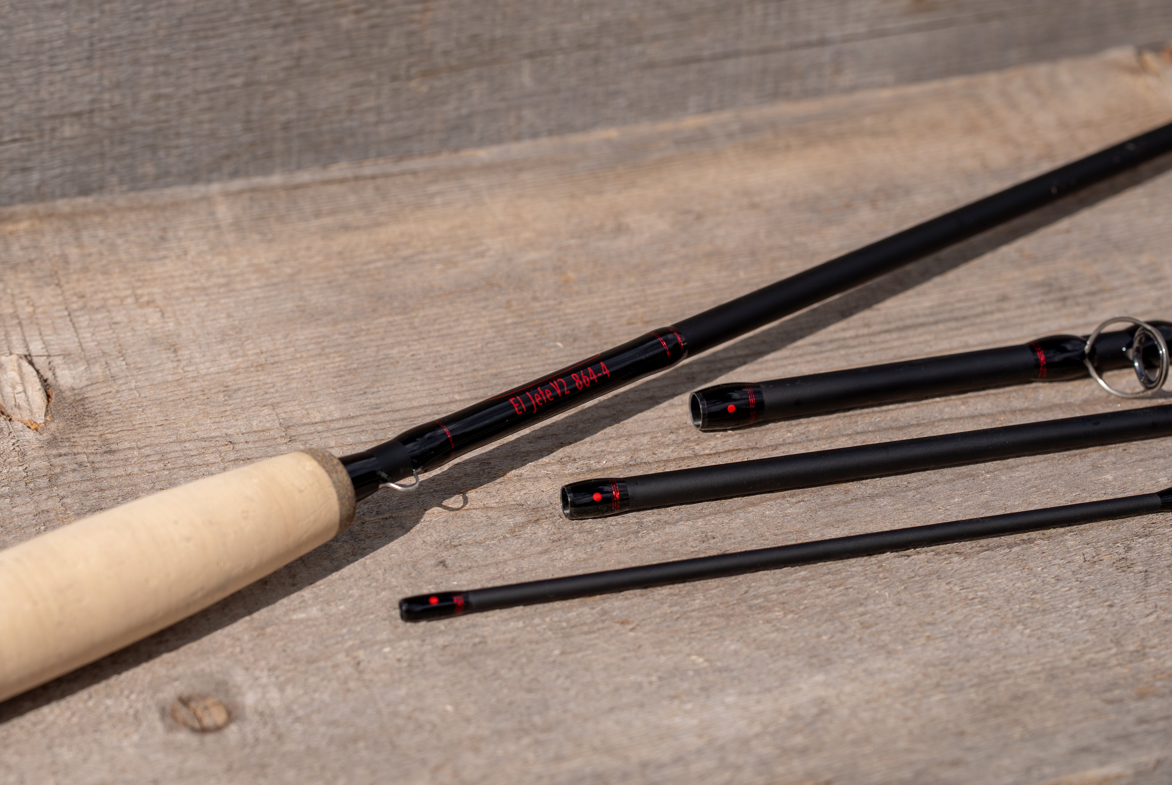 El Jefe v2 8’6” 4 Weight Four Section Fly Rod