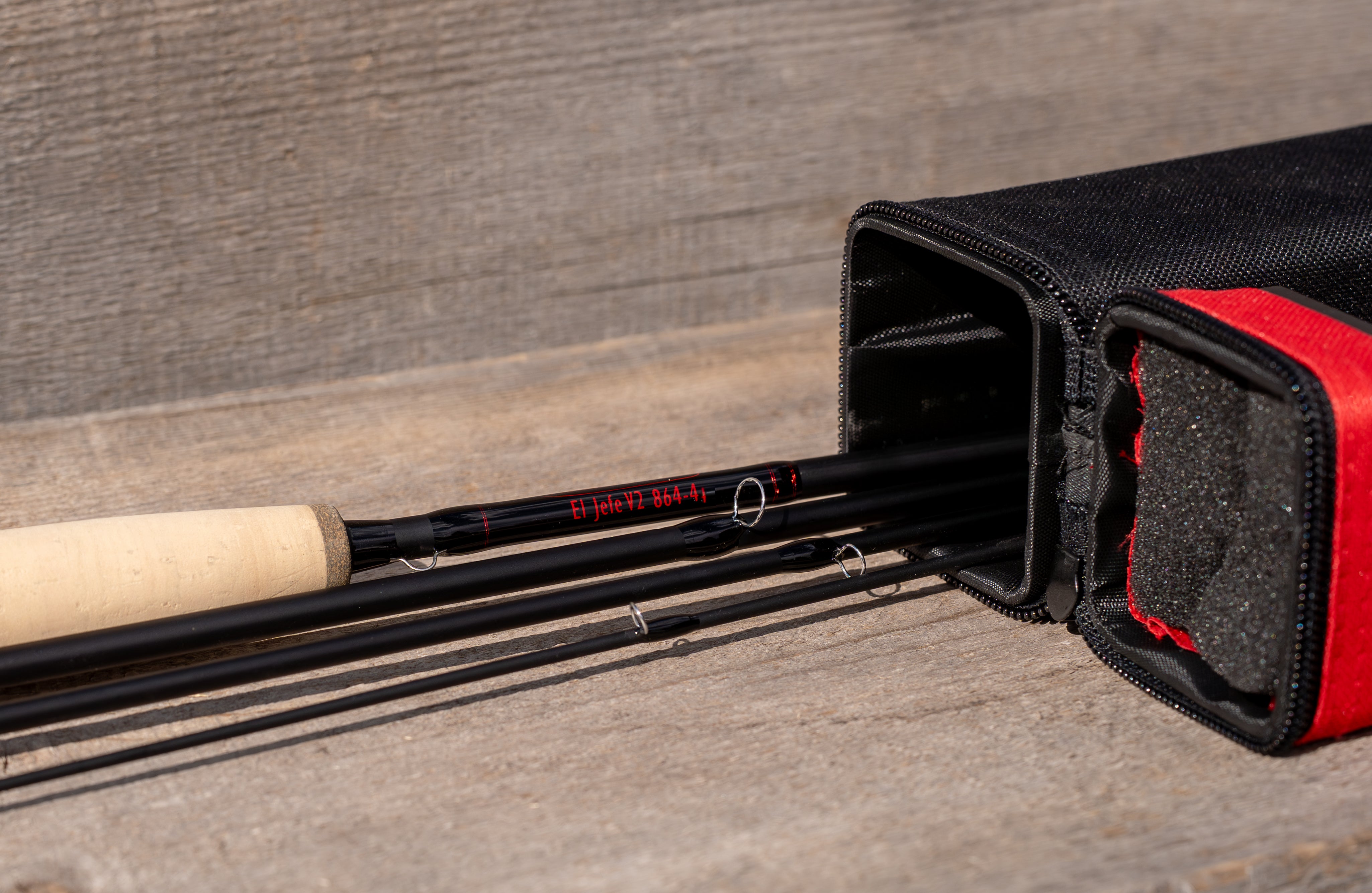 El Jefe v2 8’6” 4 Weight Four Section Fly Rod & Reel Combo