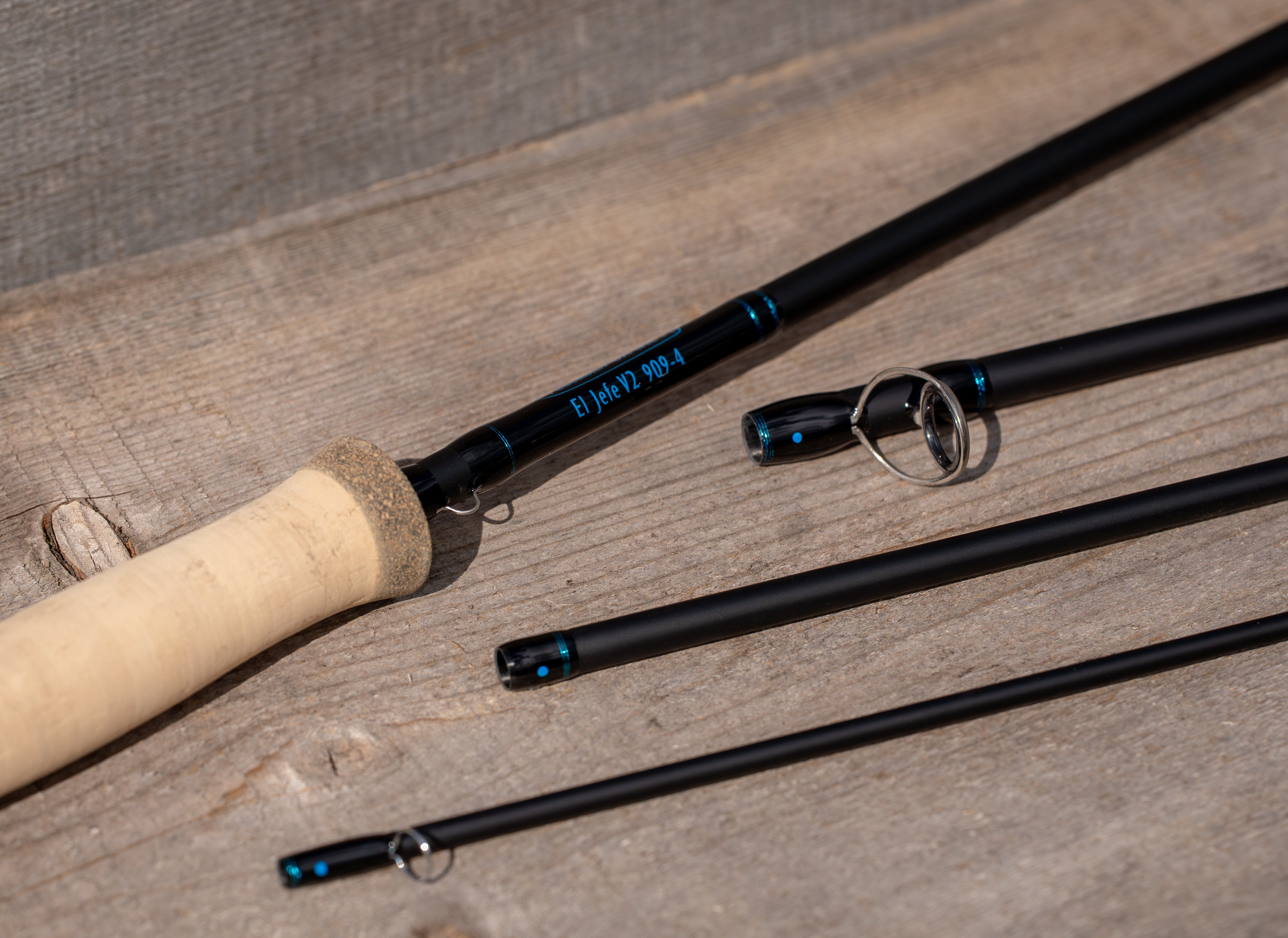El Jefe v2 9’ 9 Weight Four Section Fly Rod & Reel Combo