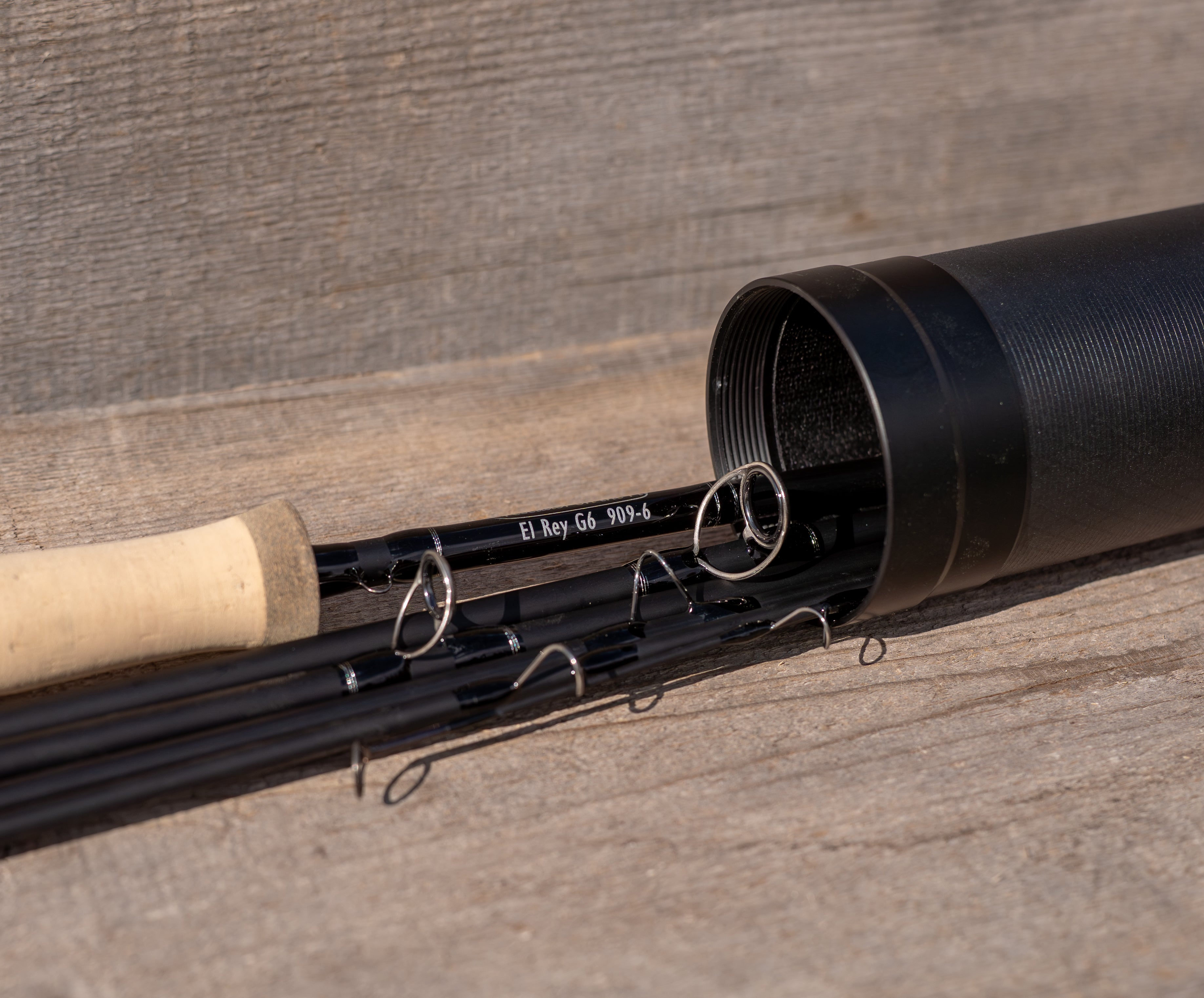El Rey G6 9' 8 Weight Six Section Travel Fly Rod & Reel Combo