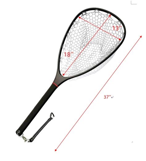 FULL CARBON FLY FISHING NET SYSTEMS | COMES WITH MAGNET CONNECTOR