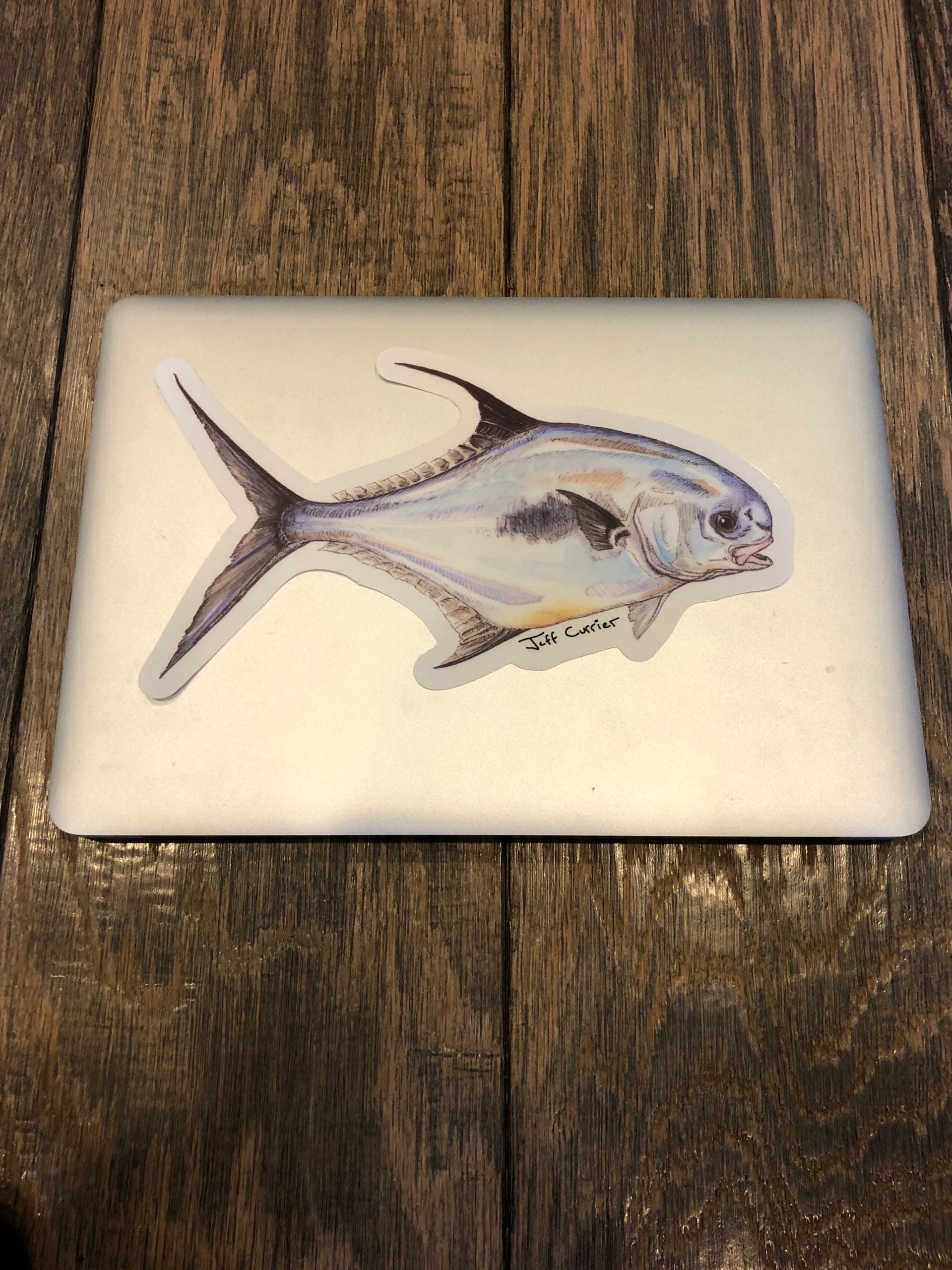 JEFF CURRIER DESIGNED PREMIUM SALTWATER FLATS FISH DECALS