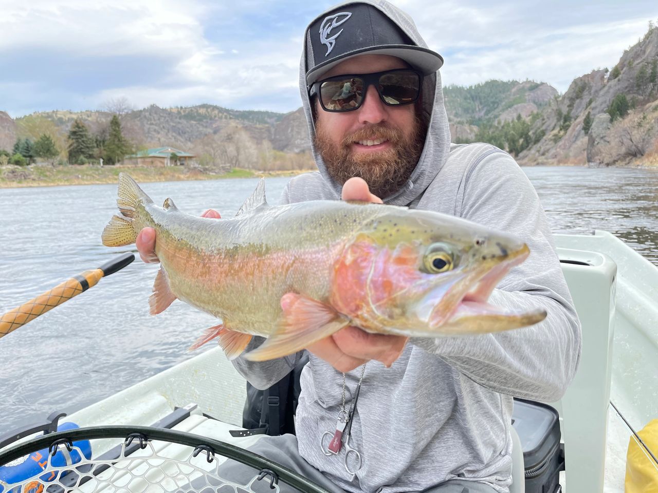 Fly Fishing The Missouri River Near Craig, Montana