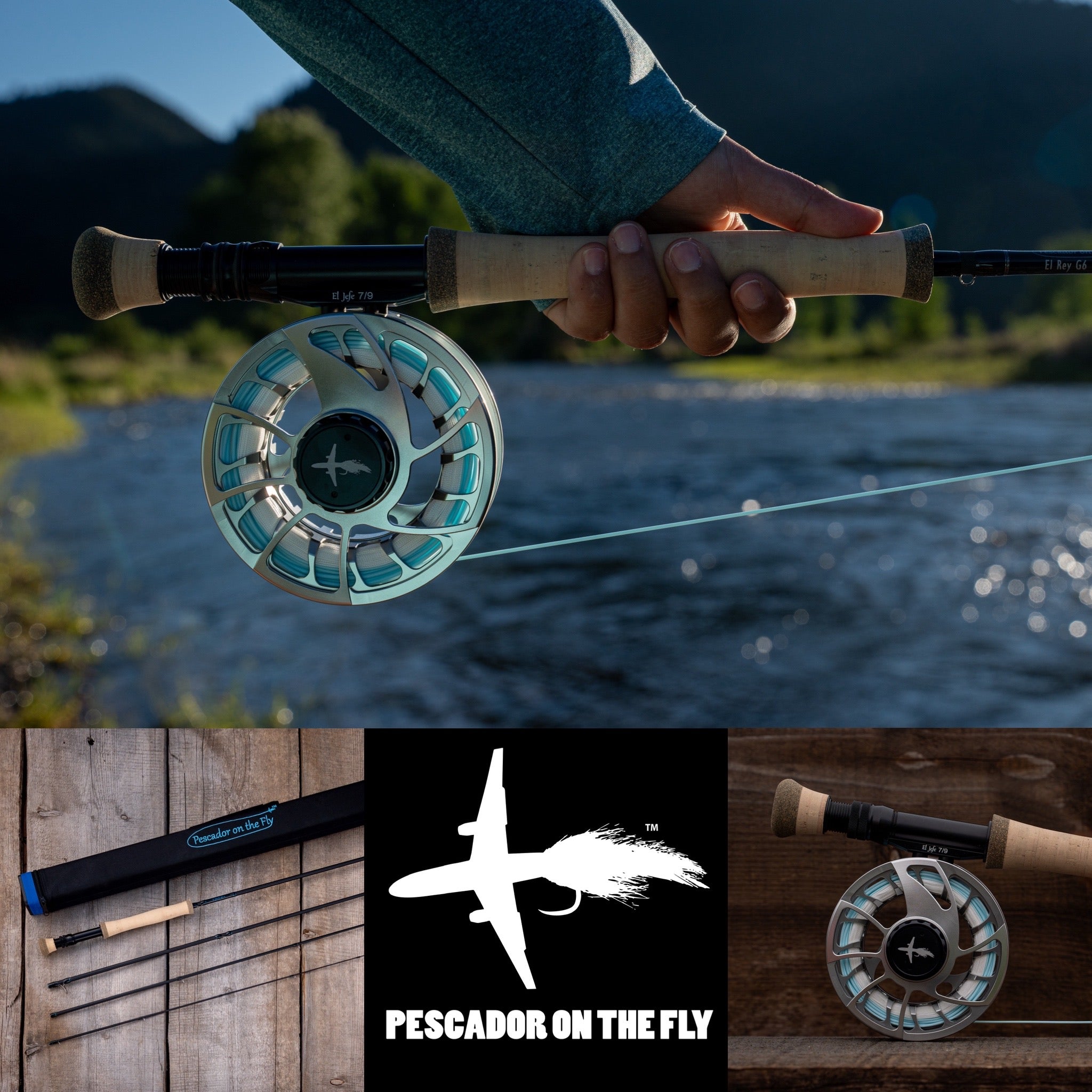 El Jefe v2 9’ 8 Weight Four Section Fly Rod & Reel Combo