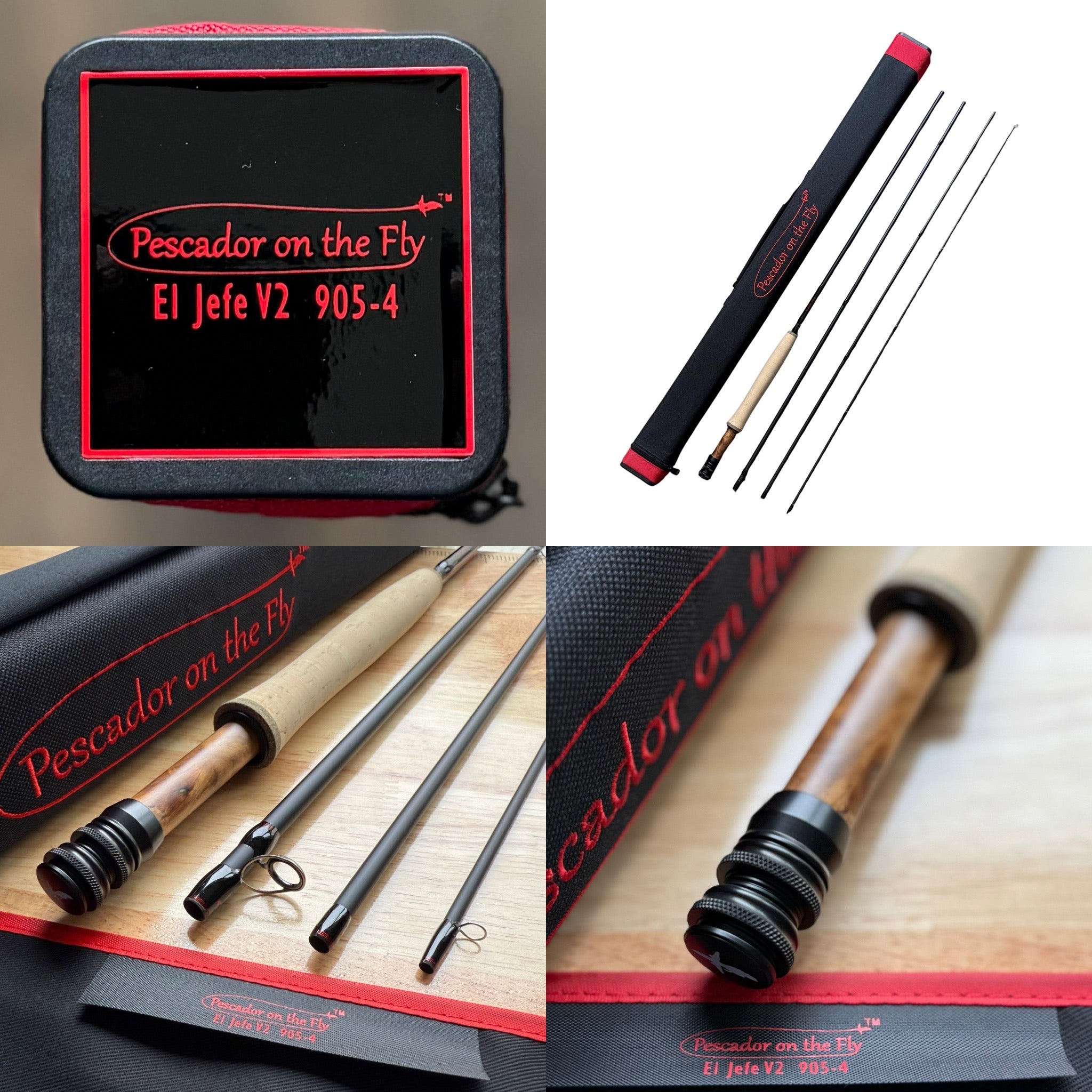 El Jefe v2 905-4 - 9' 5 Weight Fly Four Section Fly Rod
