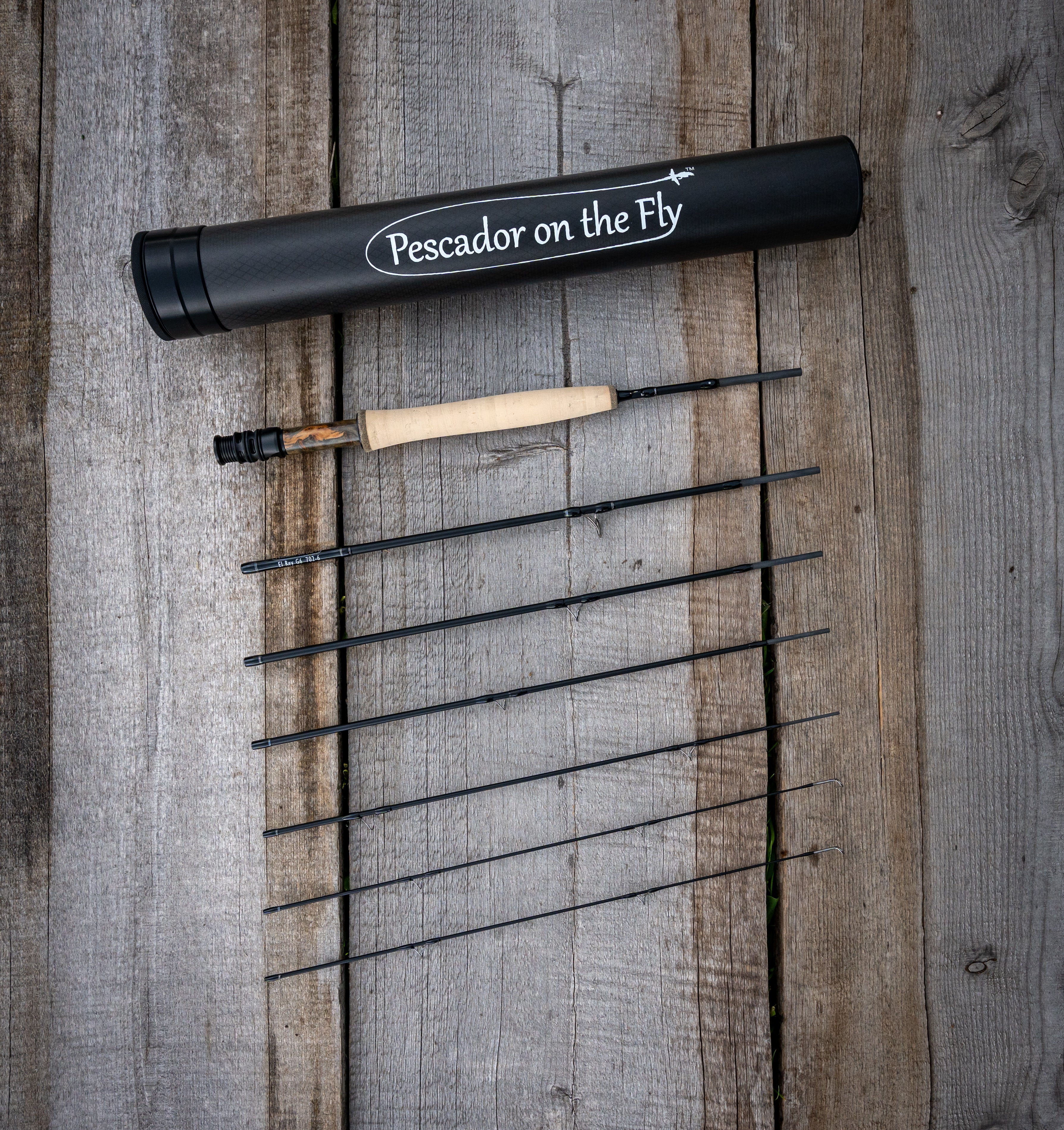 El Rey G6 7’ 2 Weight Six Section Travel Fly Rod