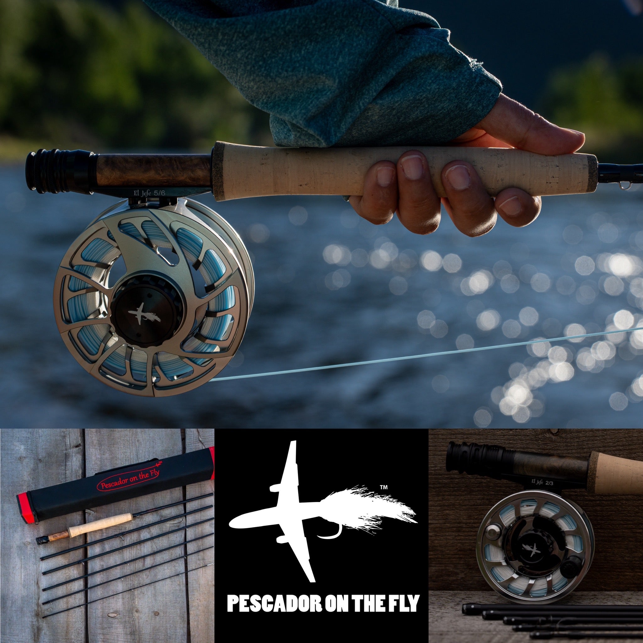 El Jefe v2 9’ 5 Weight Six Section Travel Fly Rod & Reel Combo