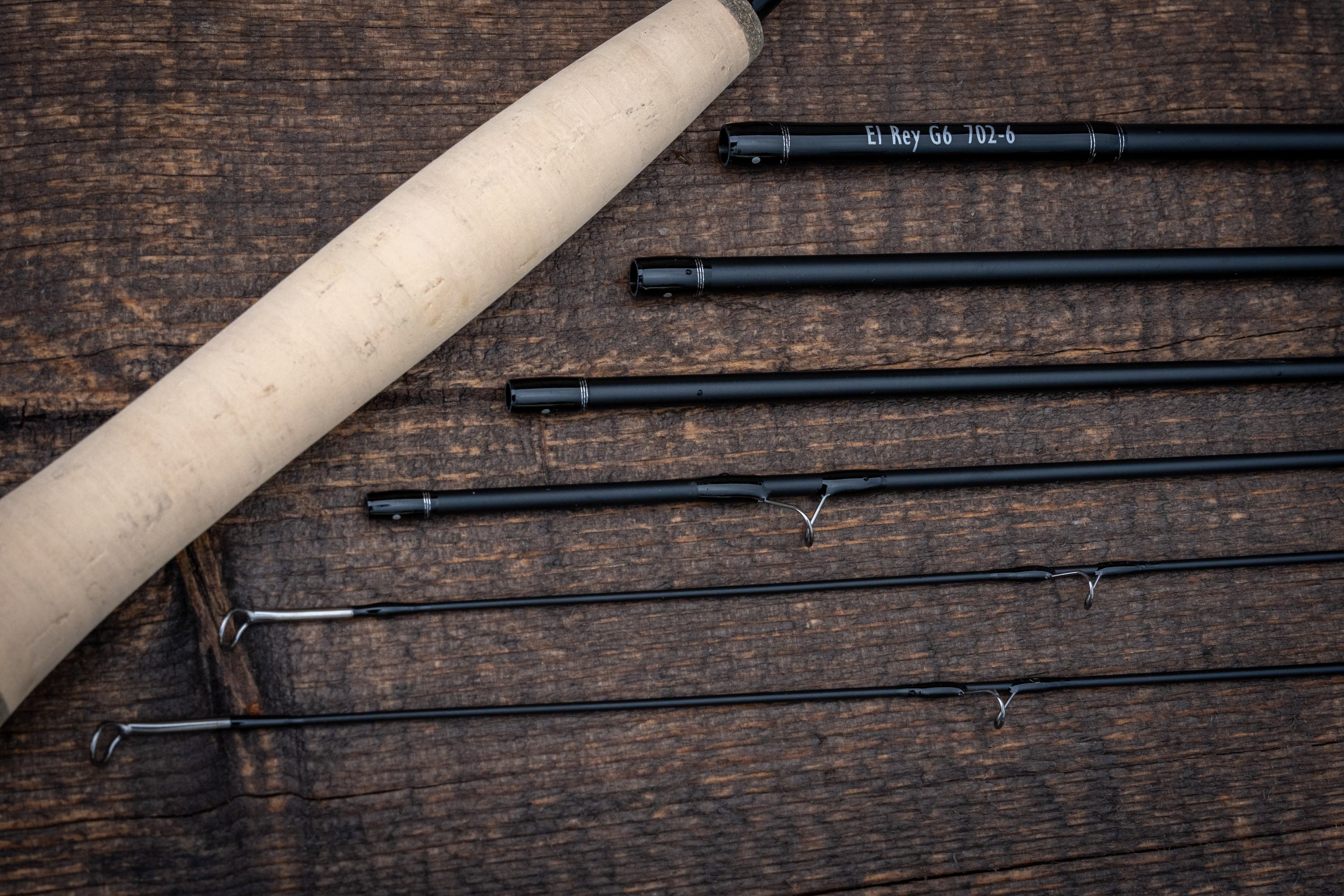El Rey G6 7’ 2 Weight Six Section Travel Fly Rod
