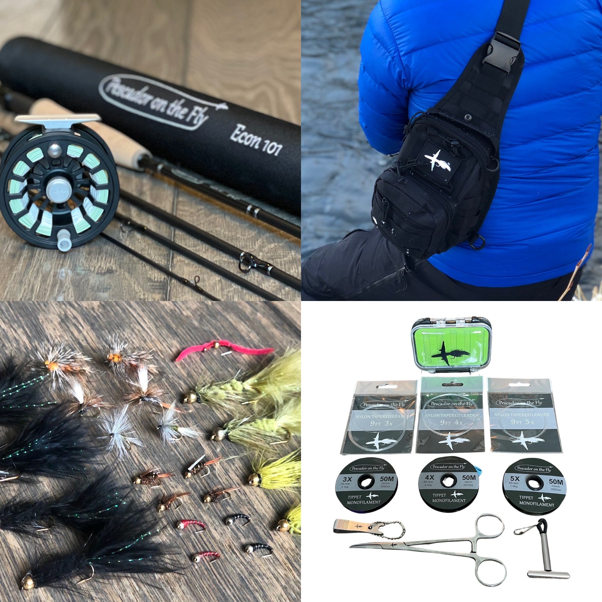 Econ 101 Fly Rod & Reel Combo - The Best Value in Freshwater Fly Fishing - PLUS FREE BONUS