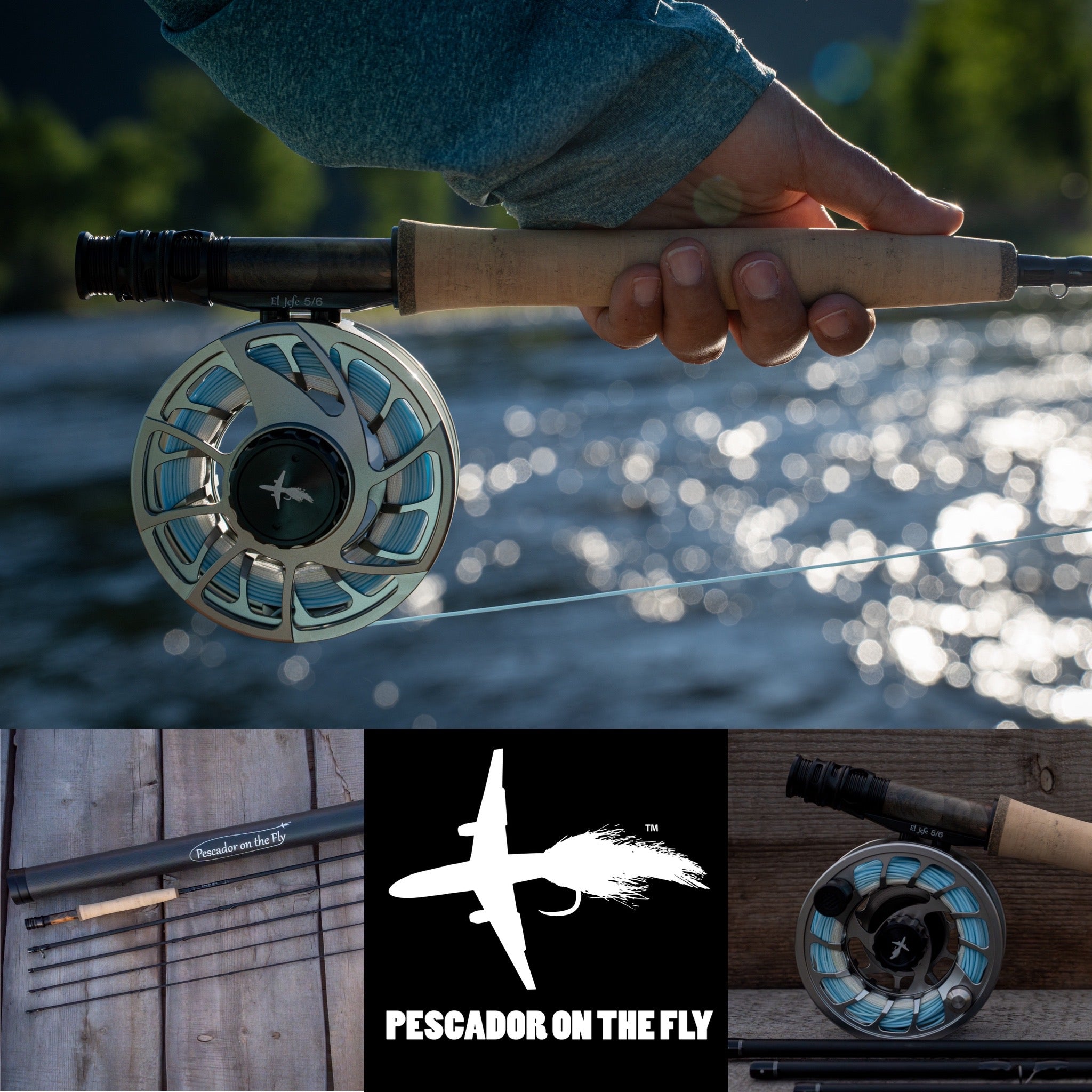 El Rey G4 9’ 5 Weight Four Section Fly Rod & Reel Combo