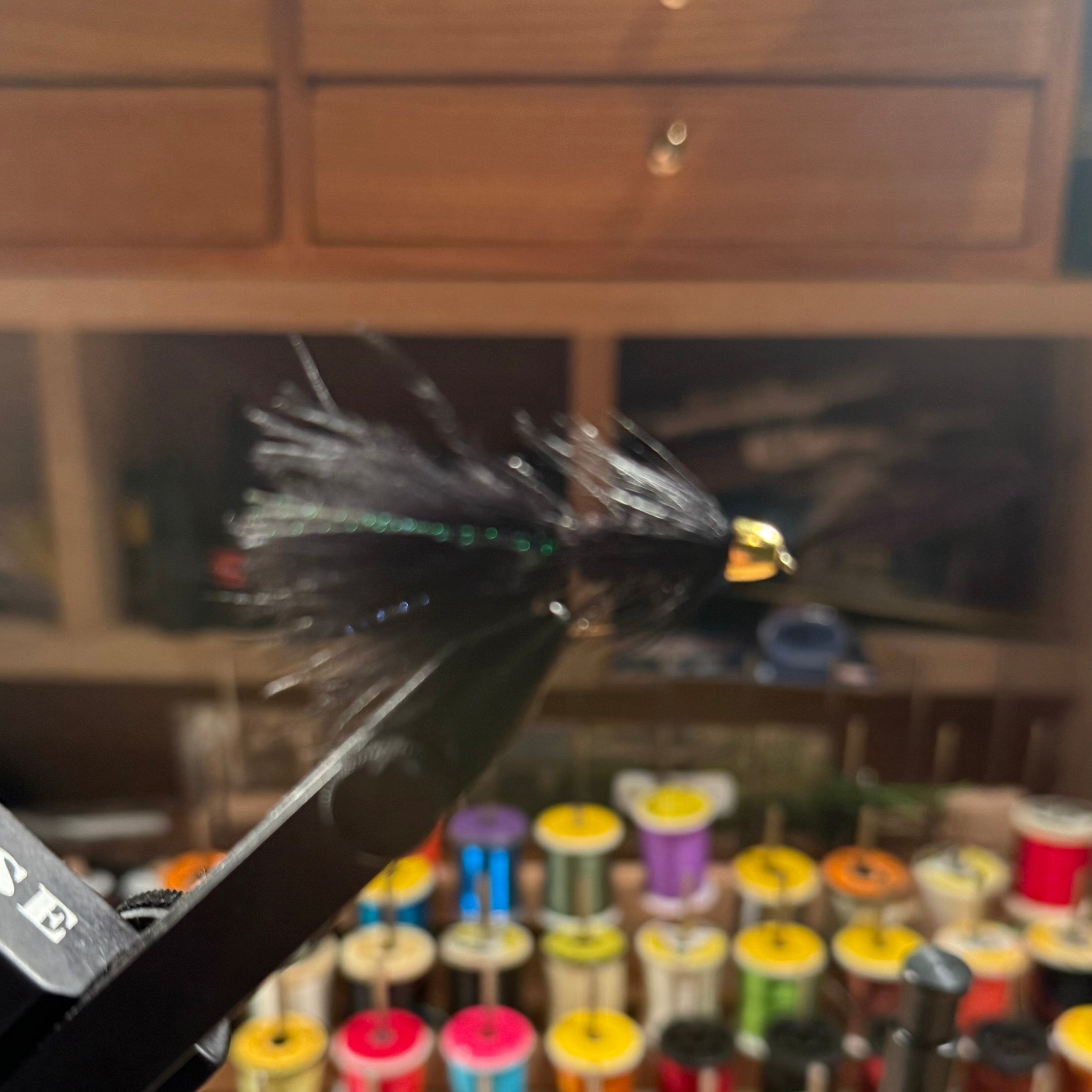 Black Cone Head Woolly Bugger