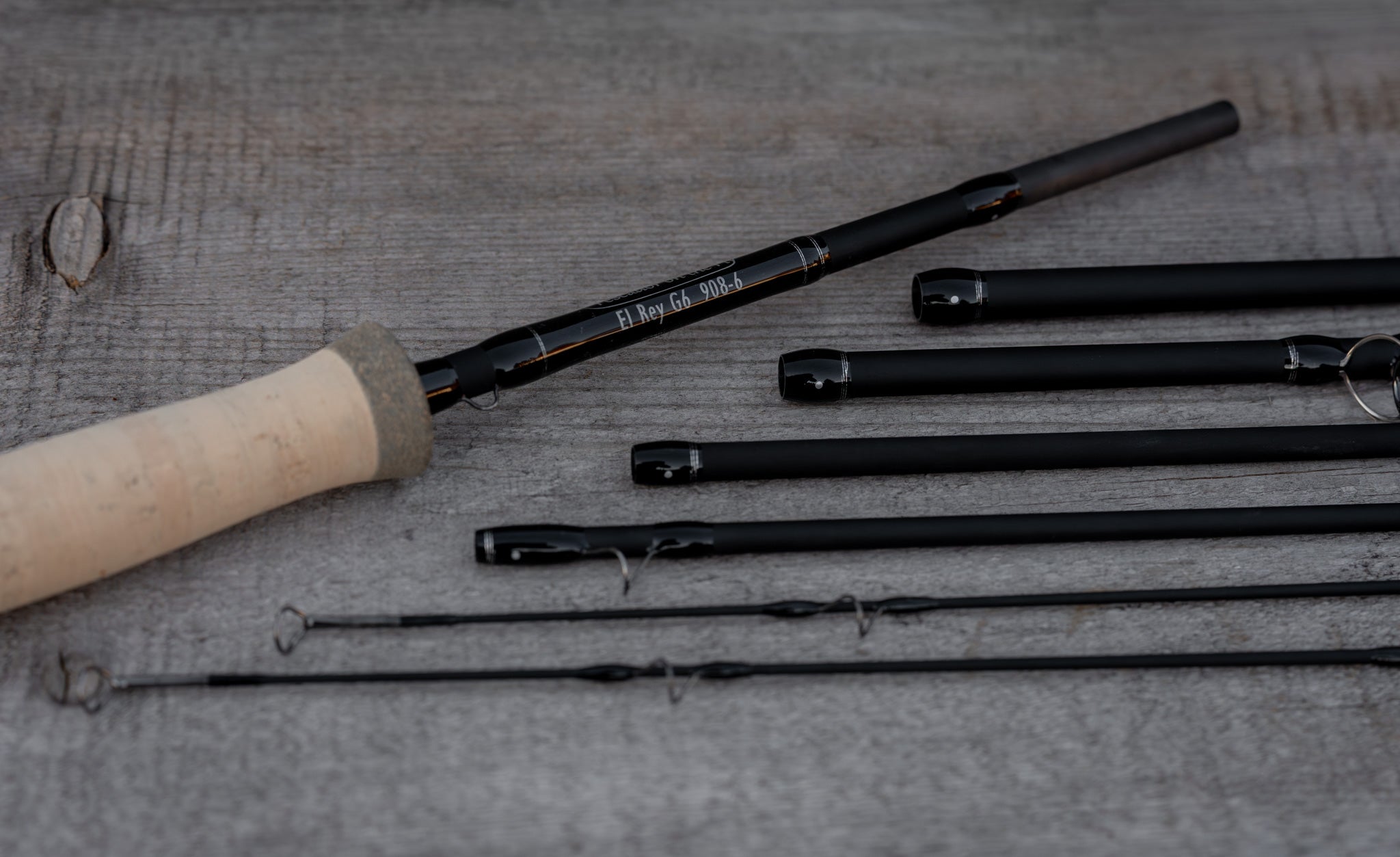 El Rey G6 9’ 8 Weight Six Section Travel Fly Rod