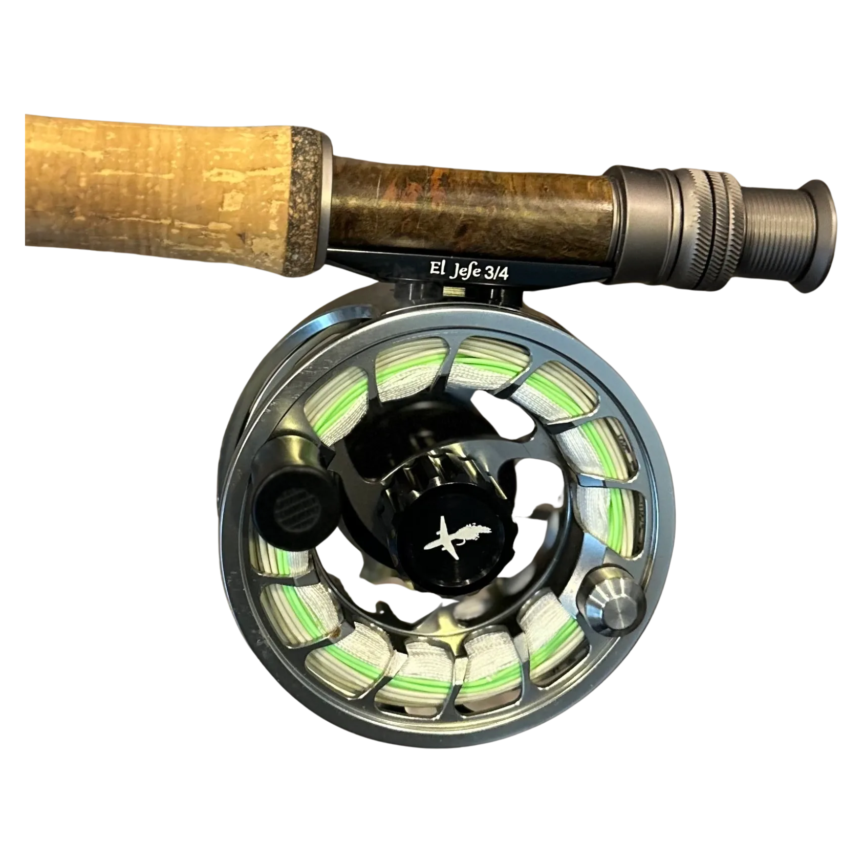 El Jefe Fly Fishing Combo Package | 906-5 | 9' Six Section 5 Weight Fly Rod  And Reel Outfit