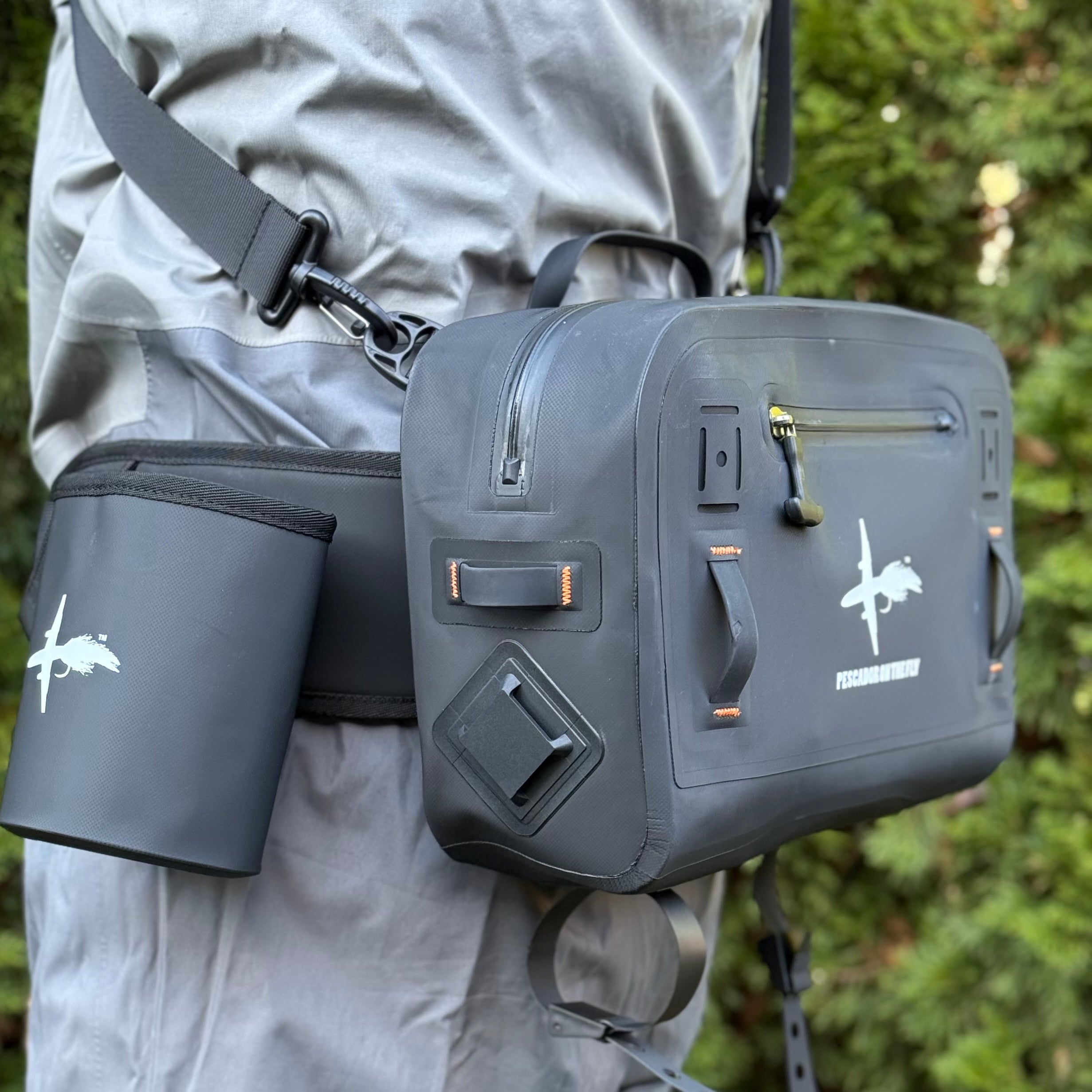 RIVERVAULT - WATERPROOF FLY FISHING LUMBAR OR HIP PACK - FREE VERSA PACK OFFER ENDS MARCH 31st WHILE SUPPLIES LAST