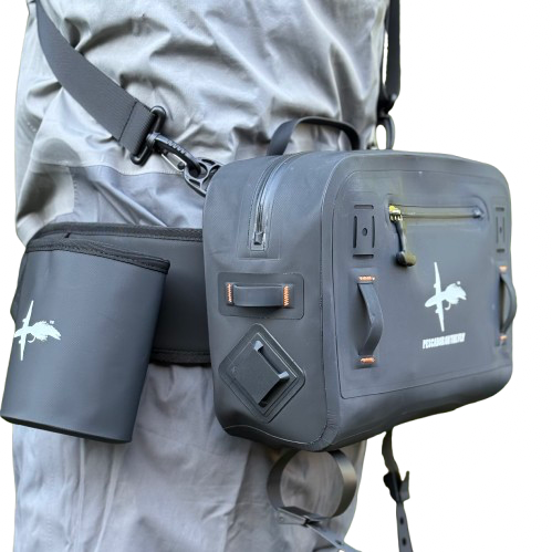 RIVERVAULT - WATERPROOF FLY FISHING LUMBAR OR HIP PACK - FREE VERSA PACK OFFER ENDS MARCH 31st WHILE SUPPLIES LAST