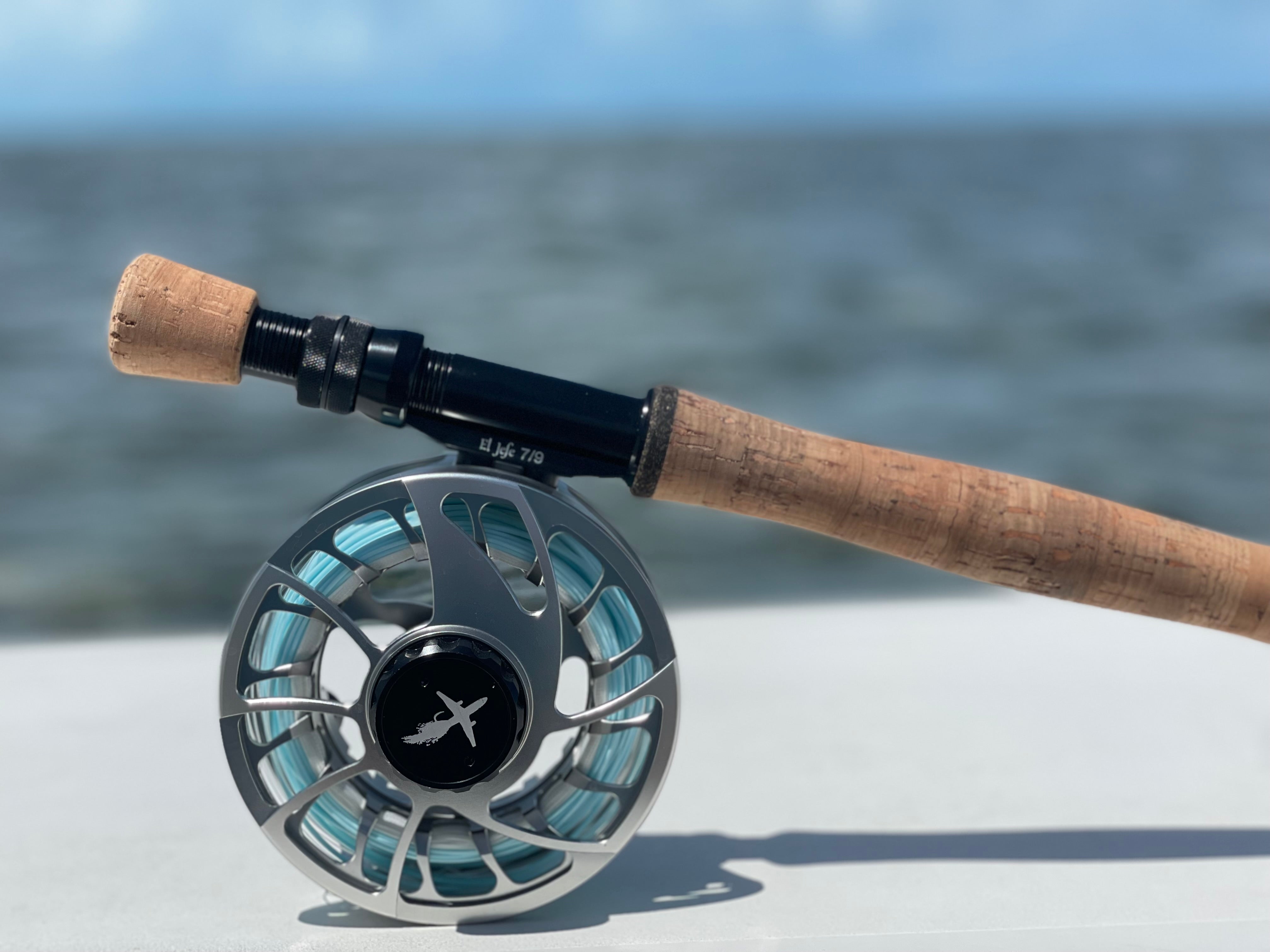 El Jefe Saltwater Fly Fishing Combo Package | 906-10 | 9' Six Section 10 Weight Fly Rod And Reel Outfit