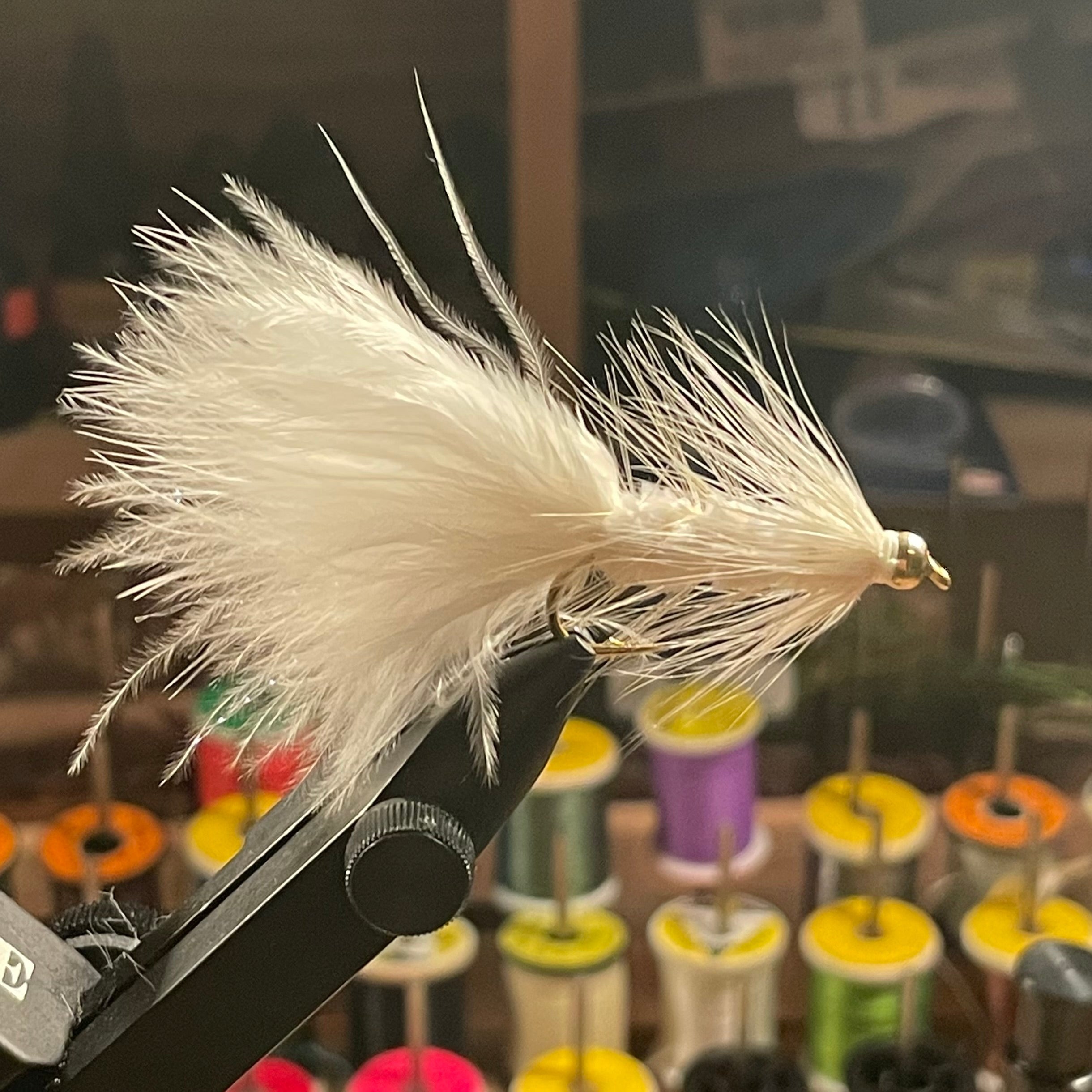 White Bead Head Woolly Bugger