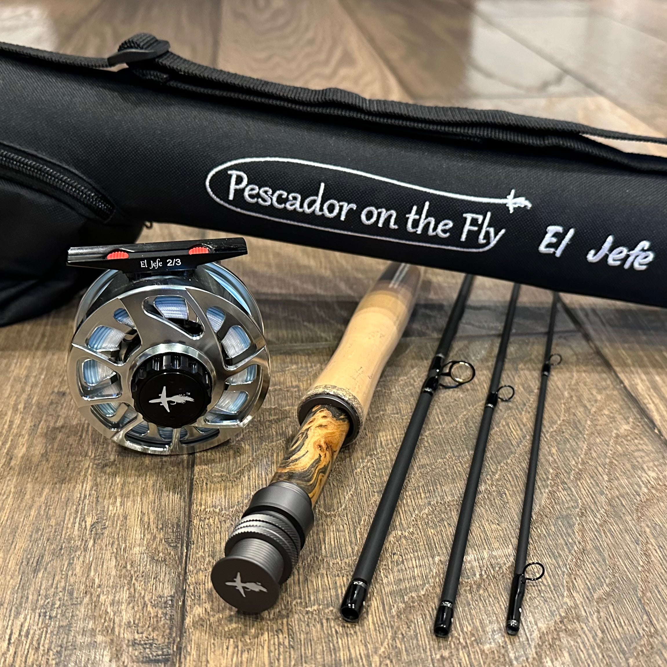 EL JEFE PACKABLE FLY FISHING RODS | 604-2/43 | 6 Foot 4 Section 2 or 3 Weight Fly Rod