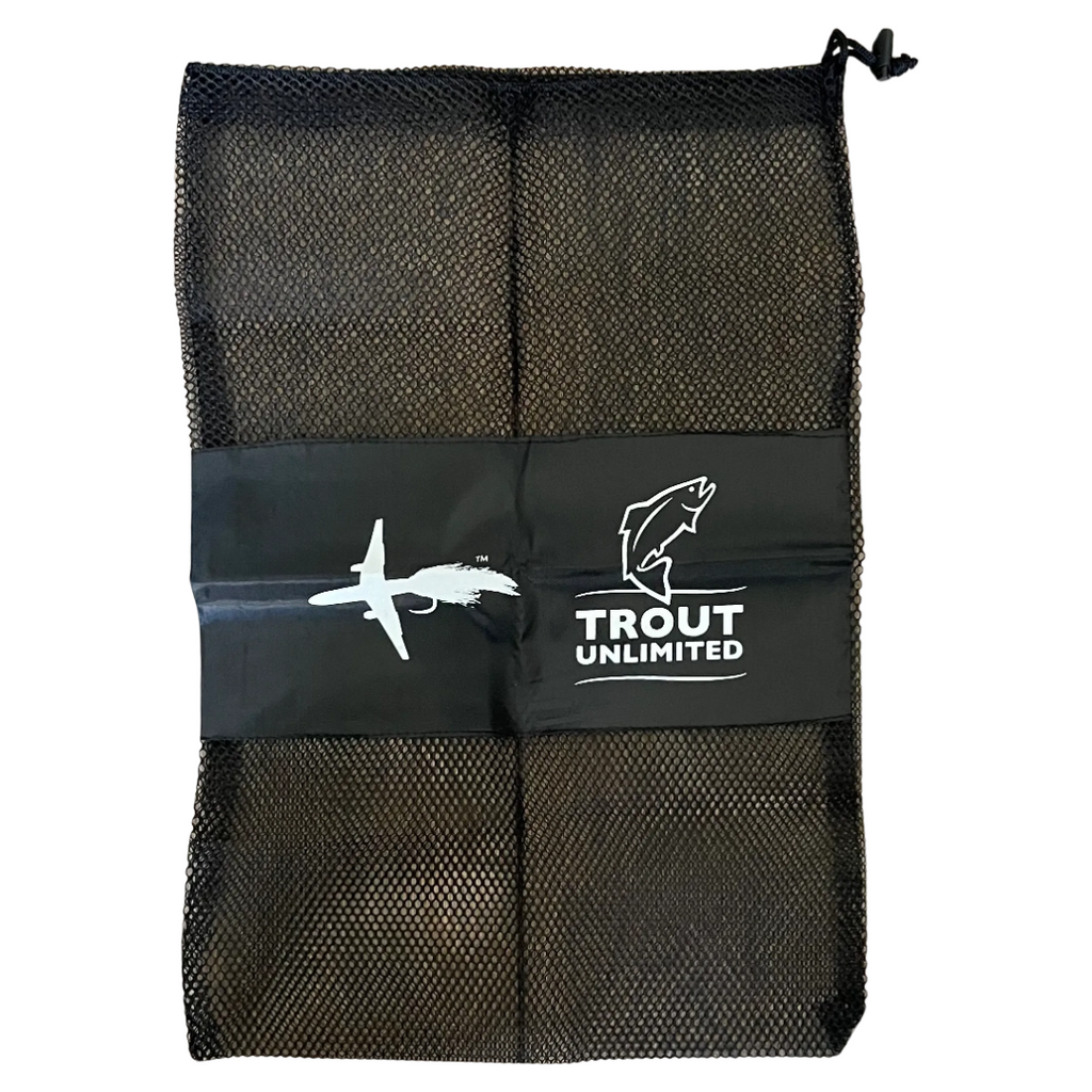  Black Fly Brook Trout Fly Fishing Tote Tackle Gear Gym