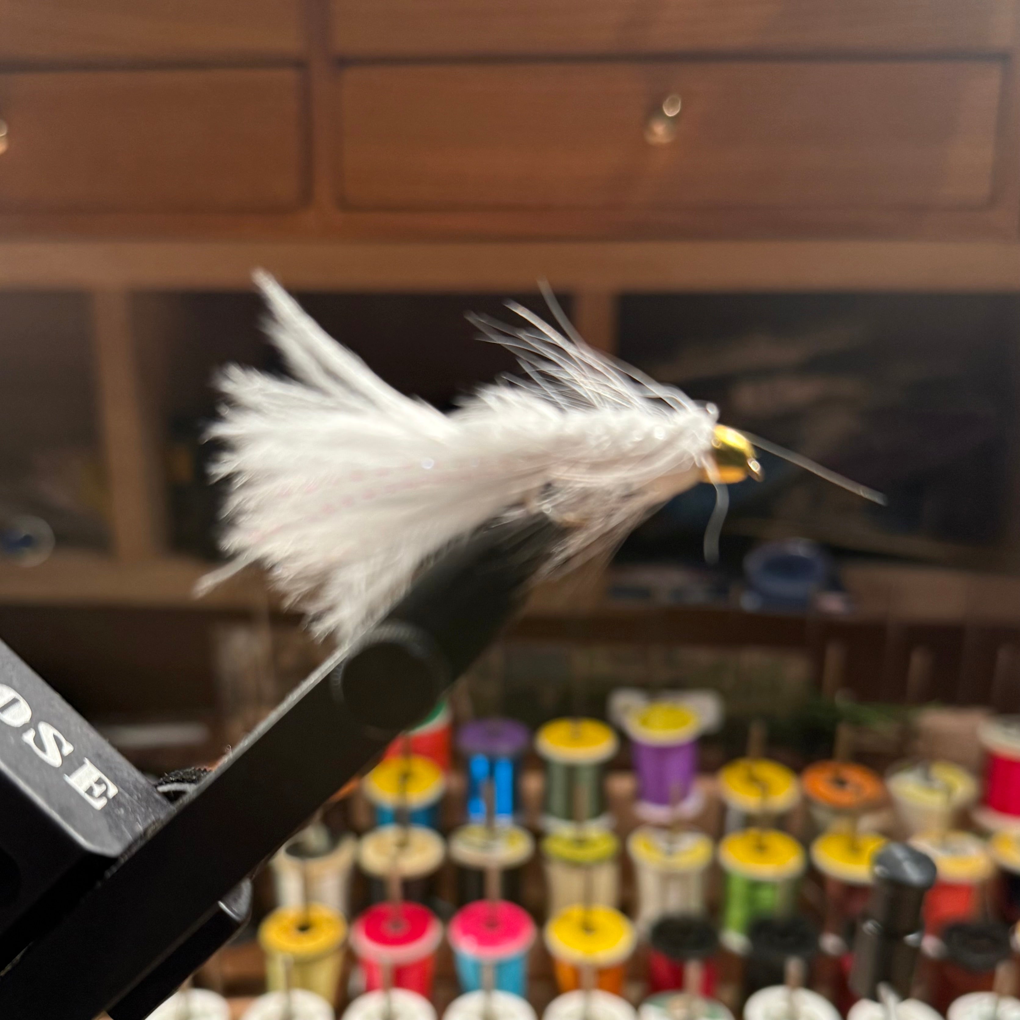 White Cone Head Woolly Bugger
