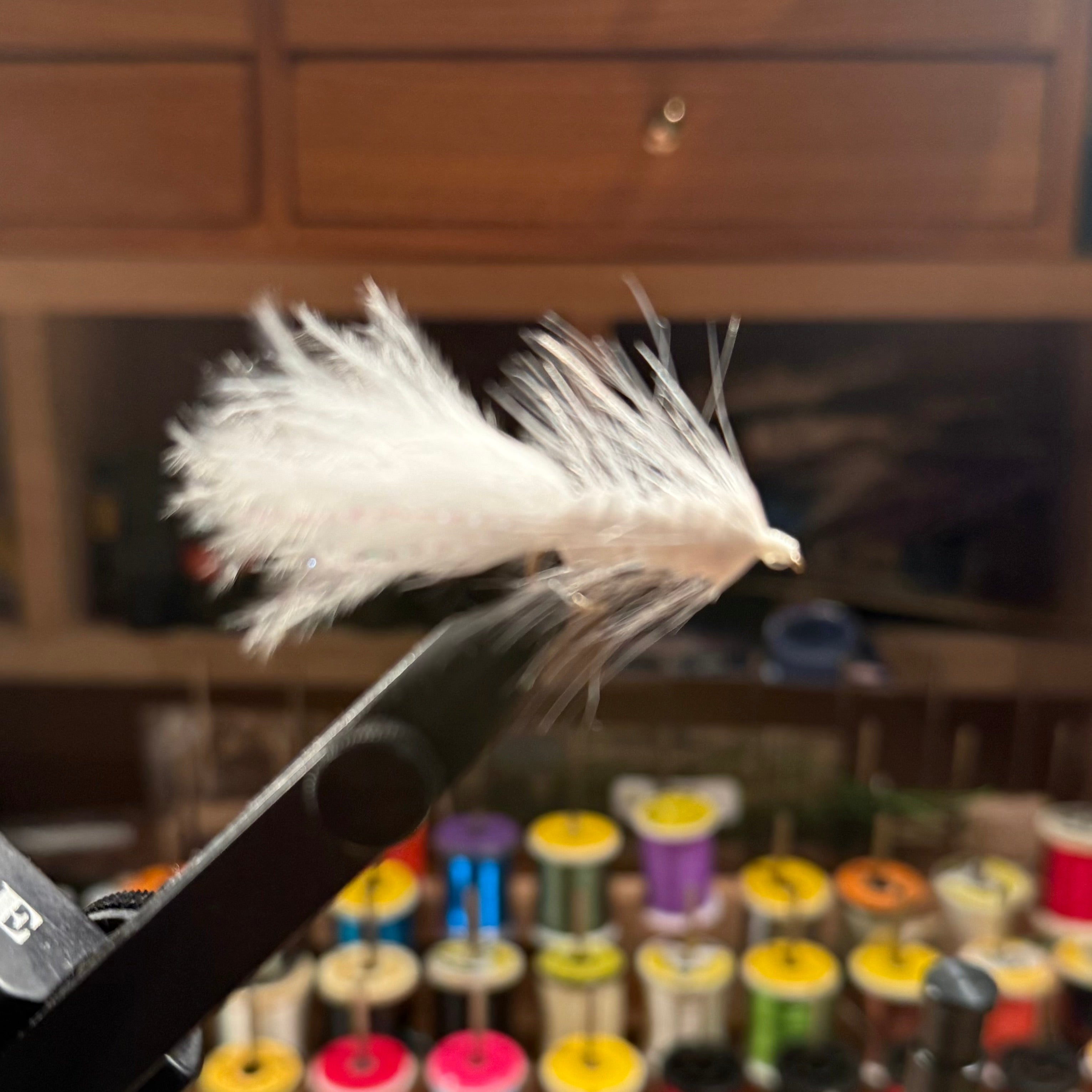 White Woolly Bugger