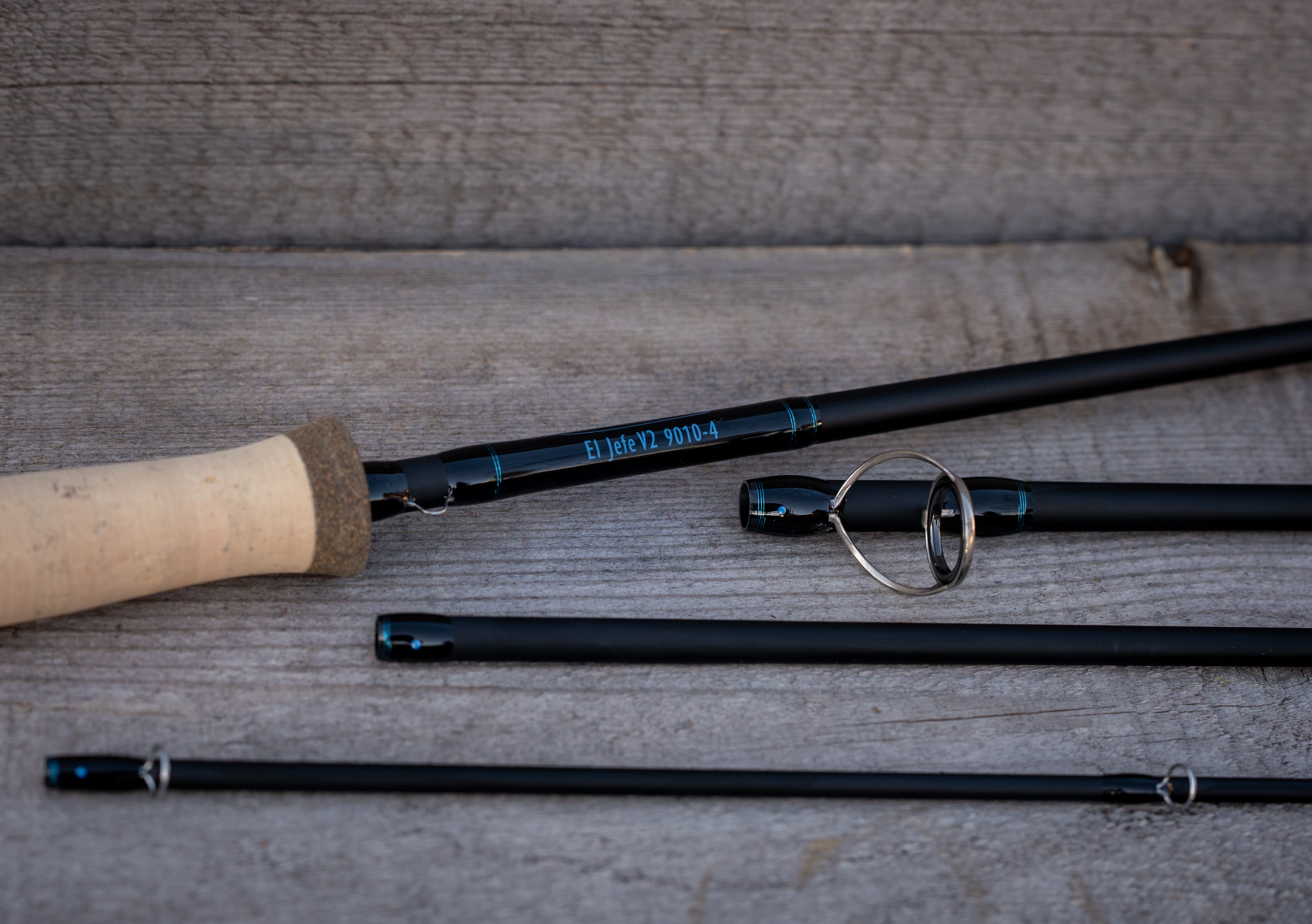 10 fly fishing rod El Jefe v2 9' 10 Weight Four Section Fly Rod
