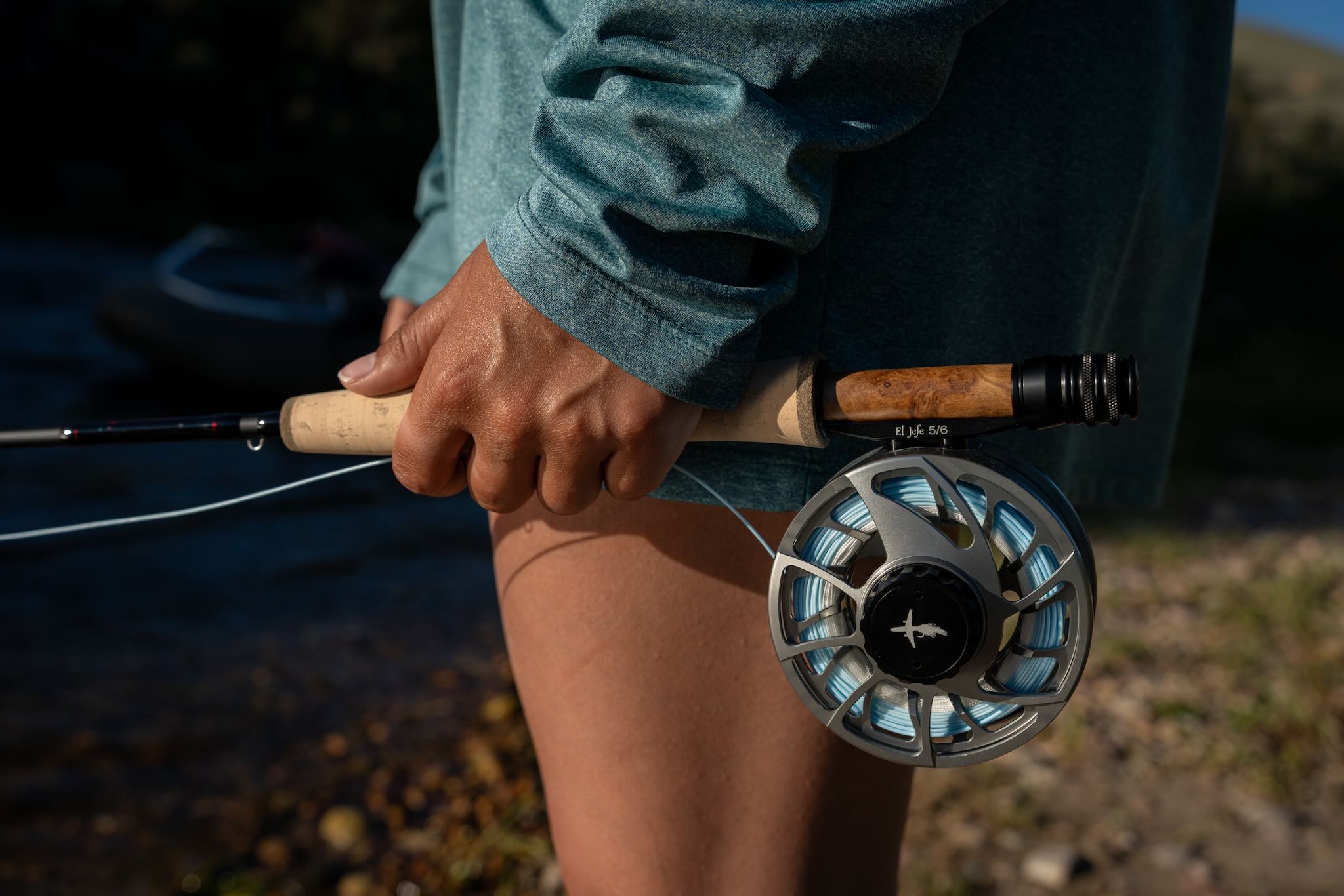 El Jefe v2 905-6 Packable Combo - Six Section 9'5 Weight Complete Travel Fly Fishing Package
