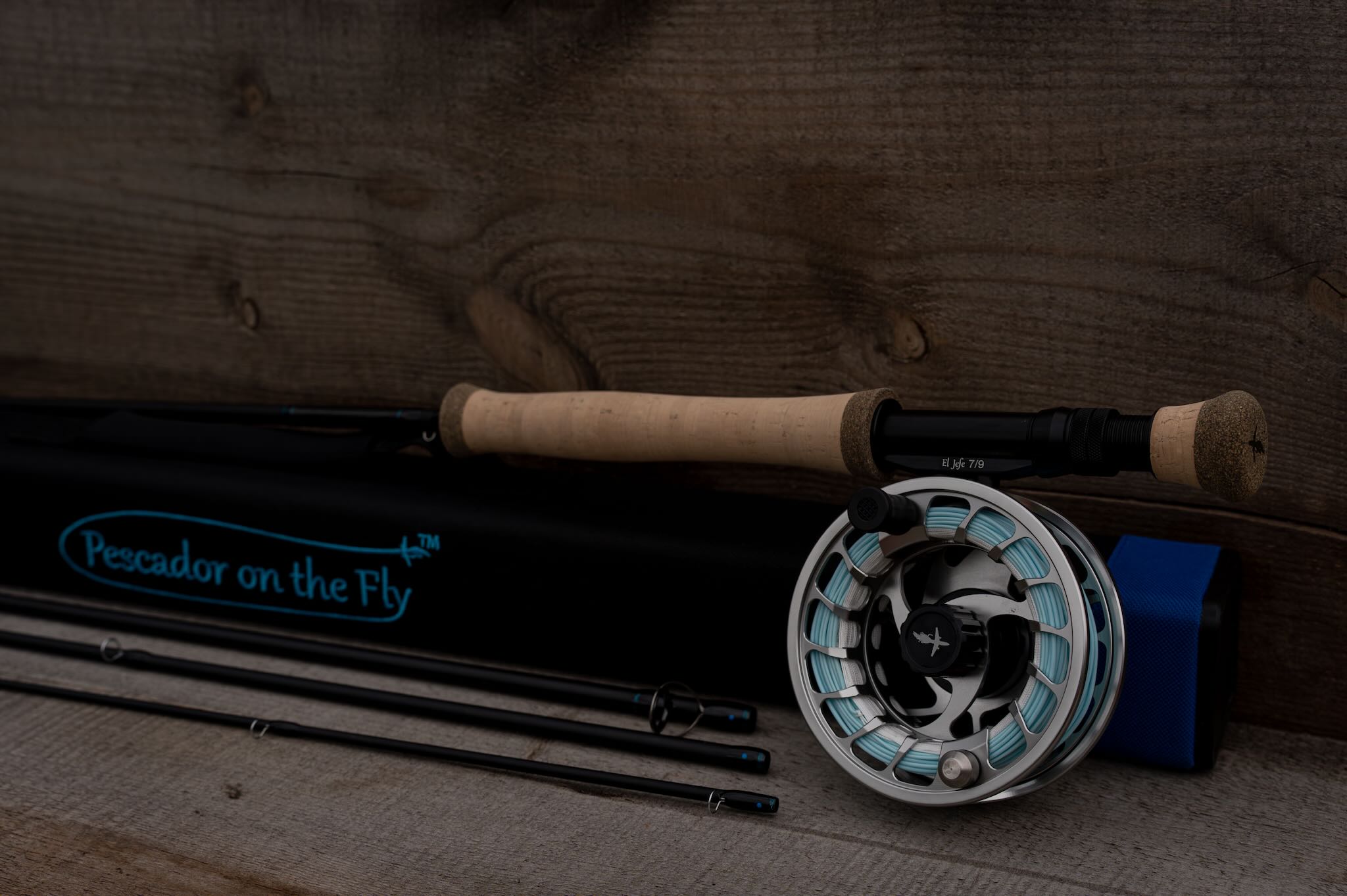 9wt fly rod and reel El Jefe v2 9’ 9 Weight Four Section Fly Rod
