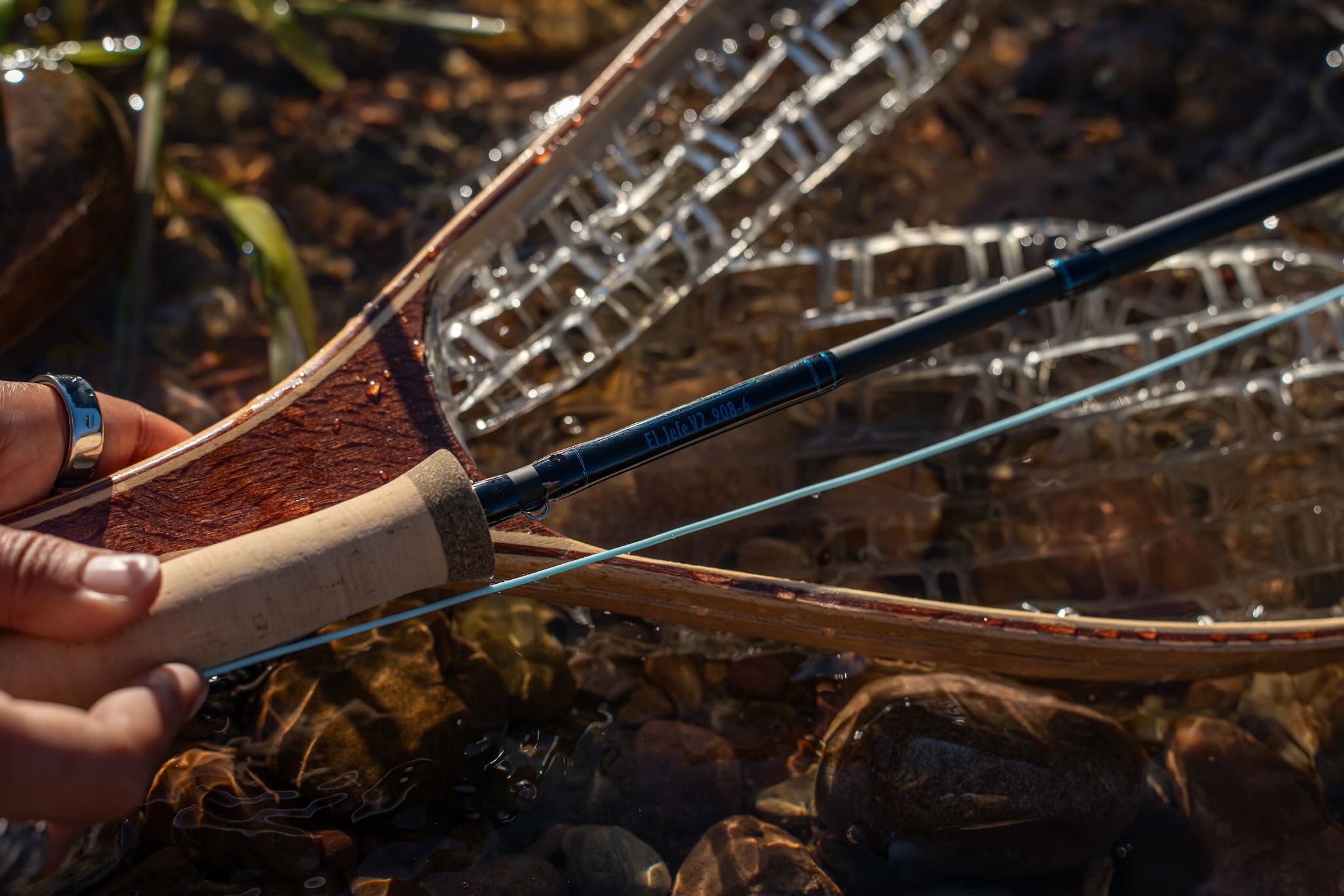 El Jefe v2 908-6 Packable Fly Rod – 9' 8 Weight 6-Section Travel Rod