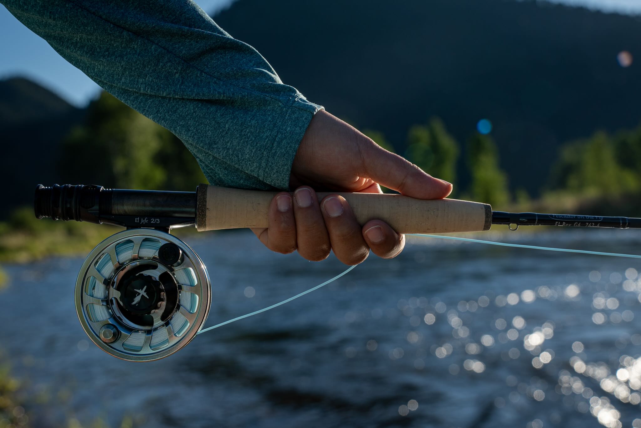 El Rey G6 763-6 - 7’6” 3 Weight Six Section Fly Rod