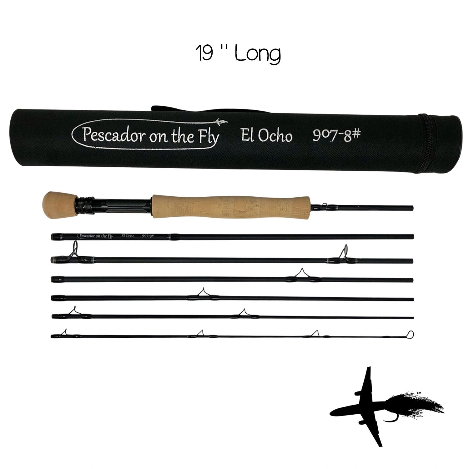 SUPER 7 TRAVEL SERIES COMBOS | SUPER COMPACT HIGH PERFORMANCE FLY FISHING ROD COMBOS | 7 SECTIONS | 19 INCH CASE | FINAL SALE